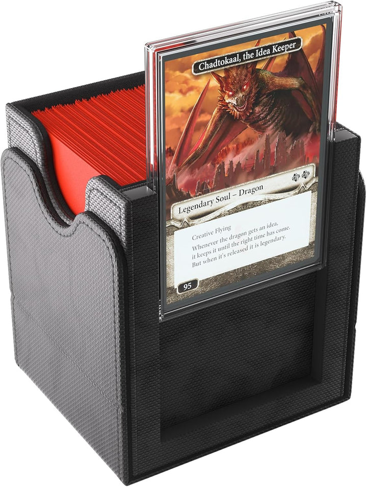 Gamegenic Magic: The Gathering Commander Squire Plus 100+ XL Deck Box Green