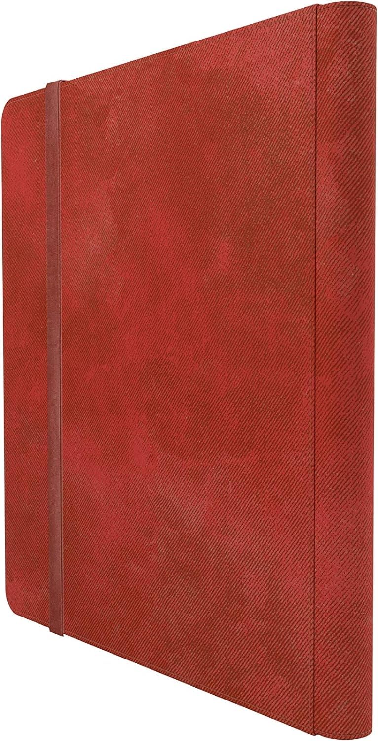 Gamegenic Prime Album 24-Pocket - Holds 480 Double-Sleeved Cards, Red
