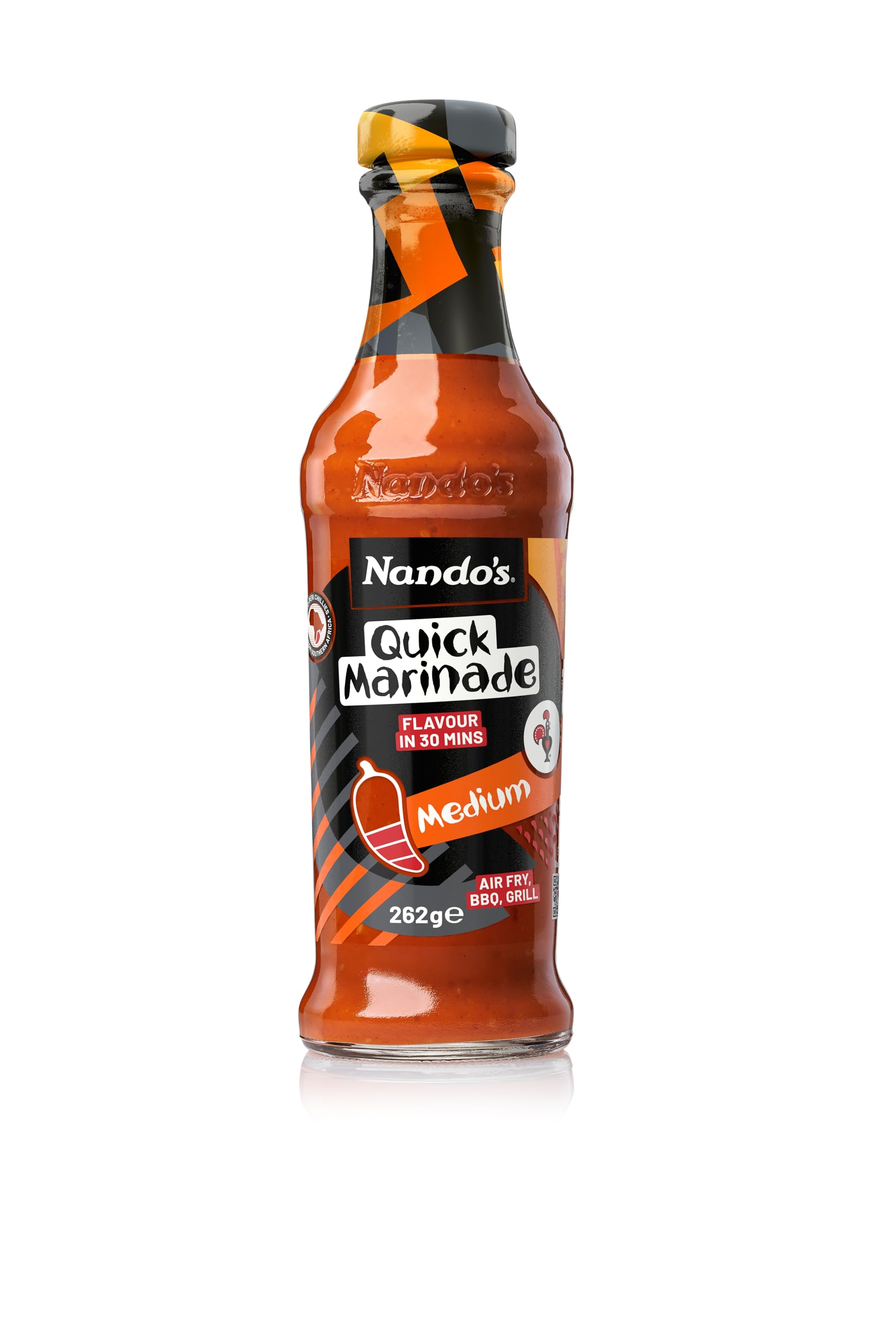 Nando's Peri-Peri Quick Marinade Medium - 262g | Gluten Free | Suitable for Vegetarians