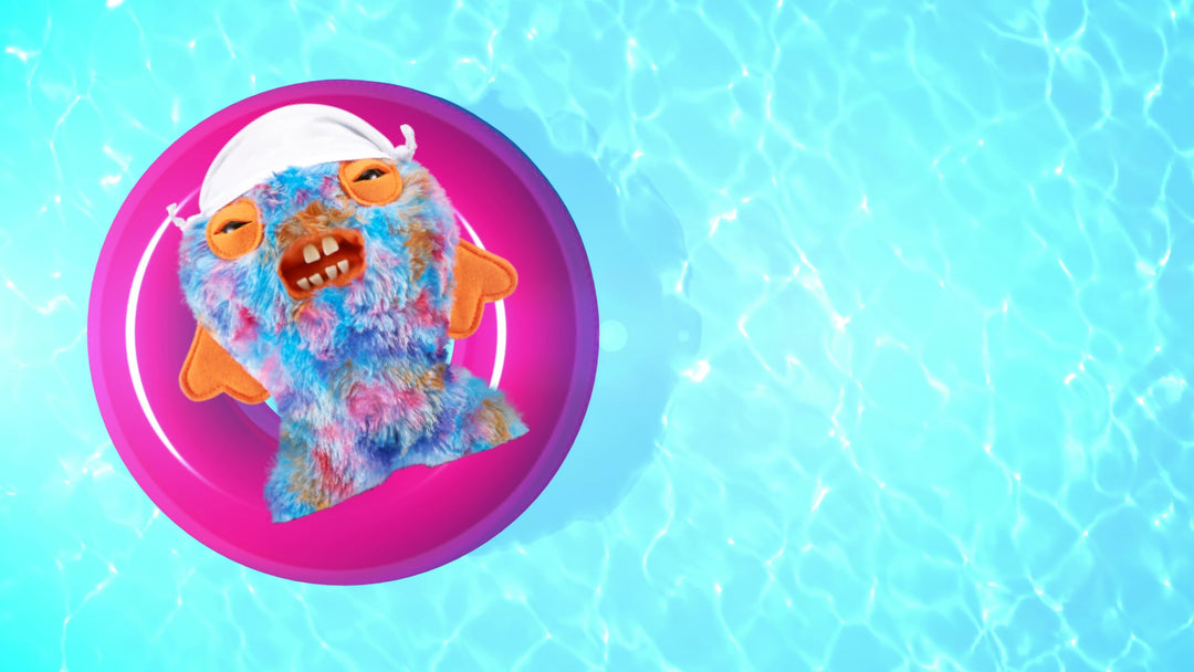 Fuggler Vacay Vibes - Funny Ugly Monster Plush Collectible Toy (Cod Father - Multi)
