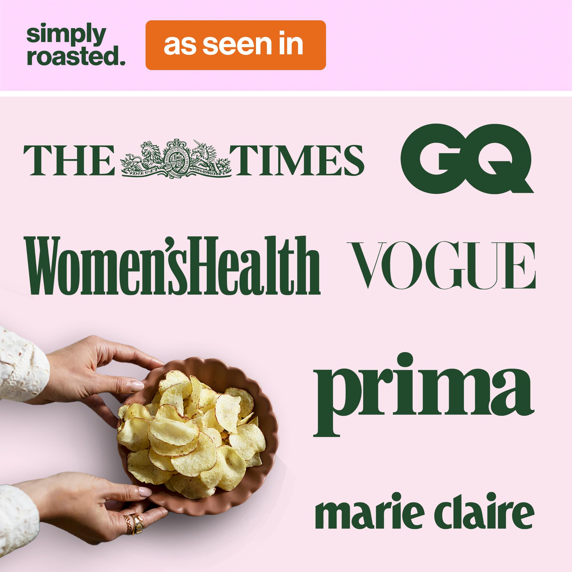 Simply Roasted Classic Mixed Snack Crisps | 24 x 21.5g Bags | Gluten-Free, Vegan, Allergen-Free 2