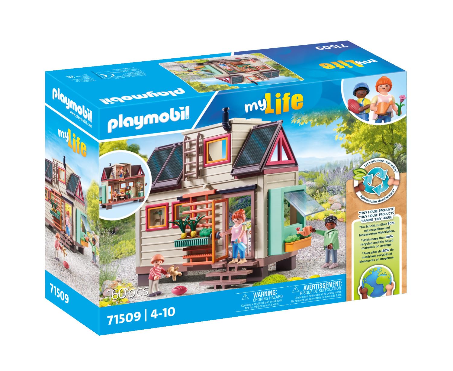 Playmobil Tiny House Playset - 160-Piece Detailed Home with Figures & Accessories for Ages 4+ 2