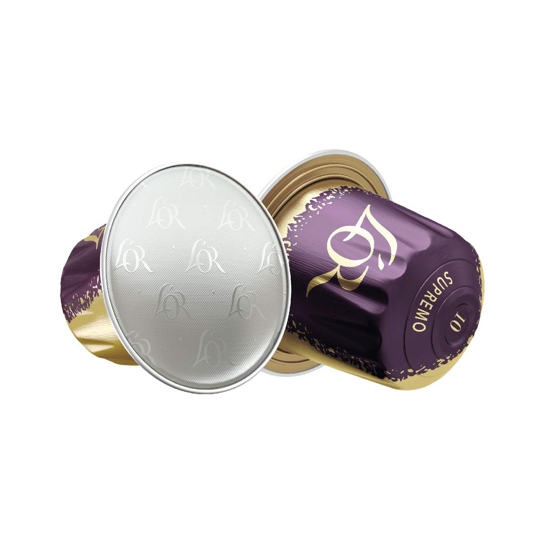 L'OR Espresso Supremo Intensity 10 - Coffee Capsules (Pack of 10)