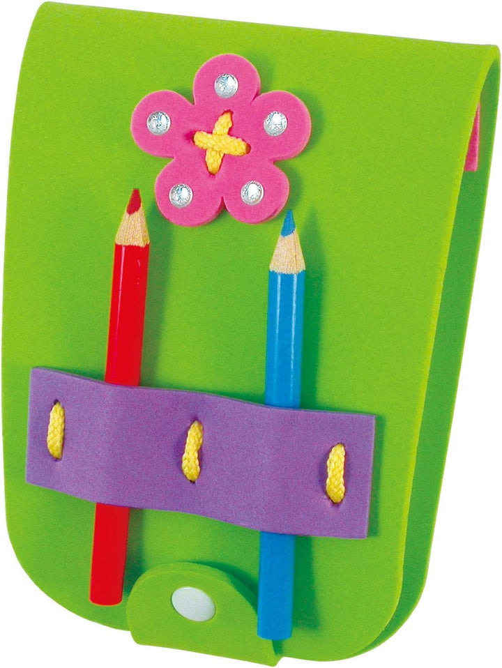 Galt First Sewing Kids Craft Kit - Foam Sewing Set with Pencil Case, Purse & Frame