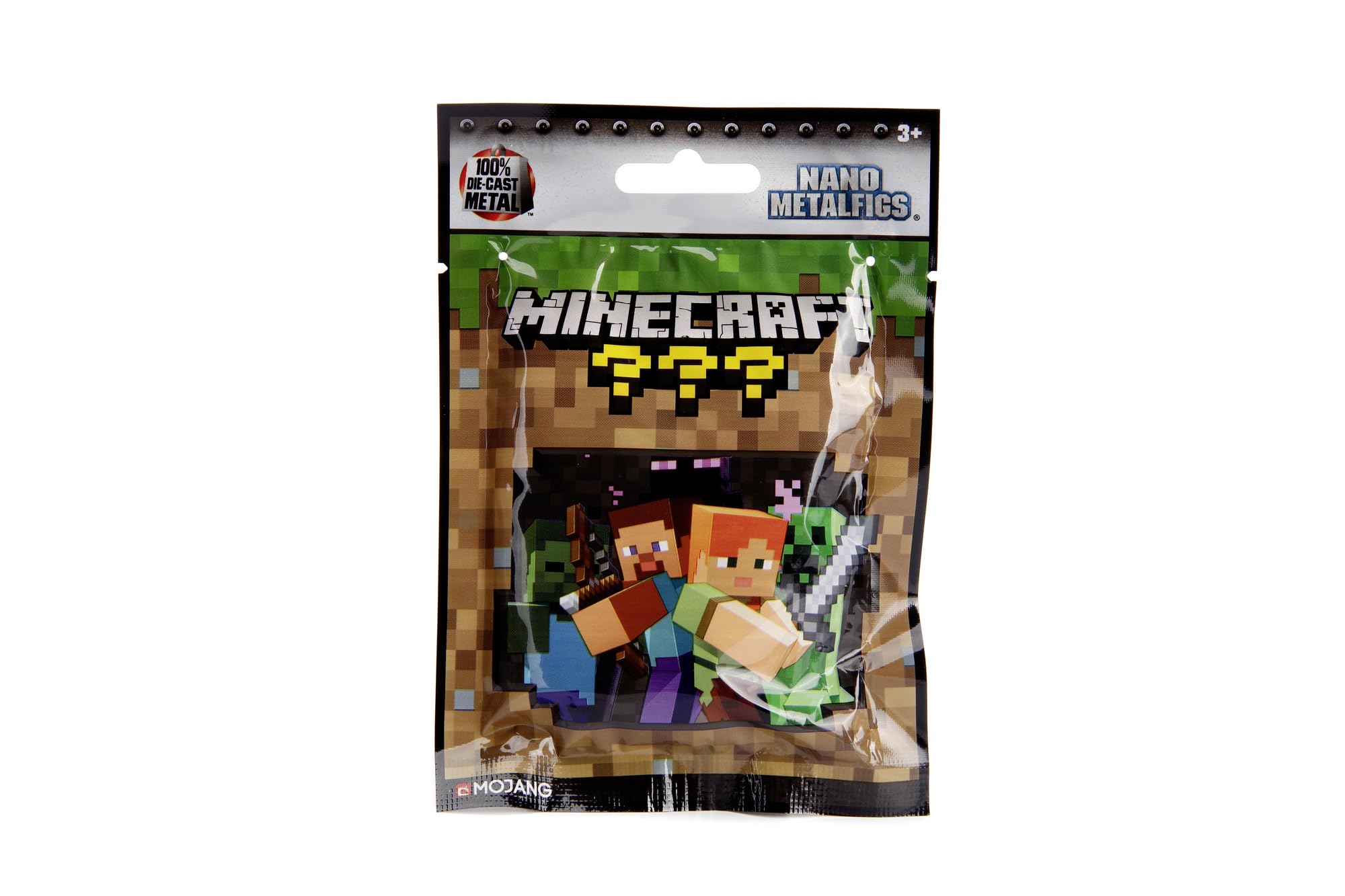 Minecraft NanoFigs Blind Bag - 1.65 Inch Die Cast Action Figure (Assorted Characters) - Jada 1