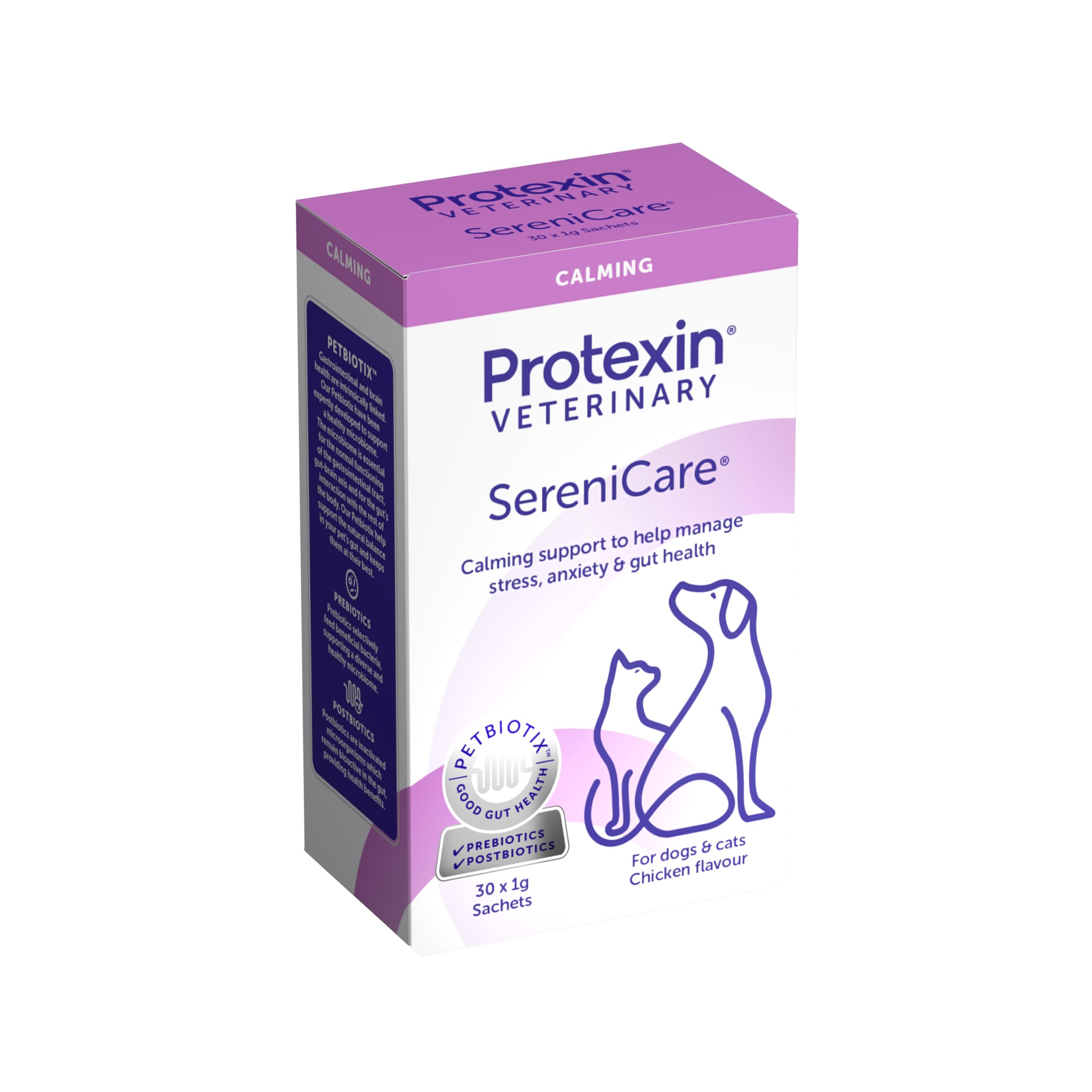 Protexin Veterinary SereniCare Calming Supplement Sachets for Dogs & Cats | Anxiety Relief