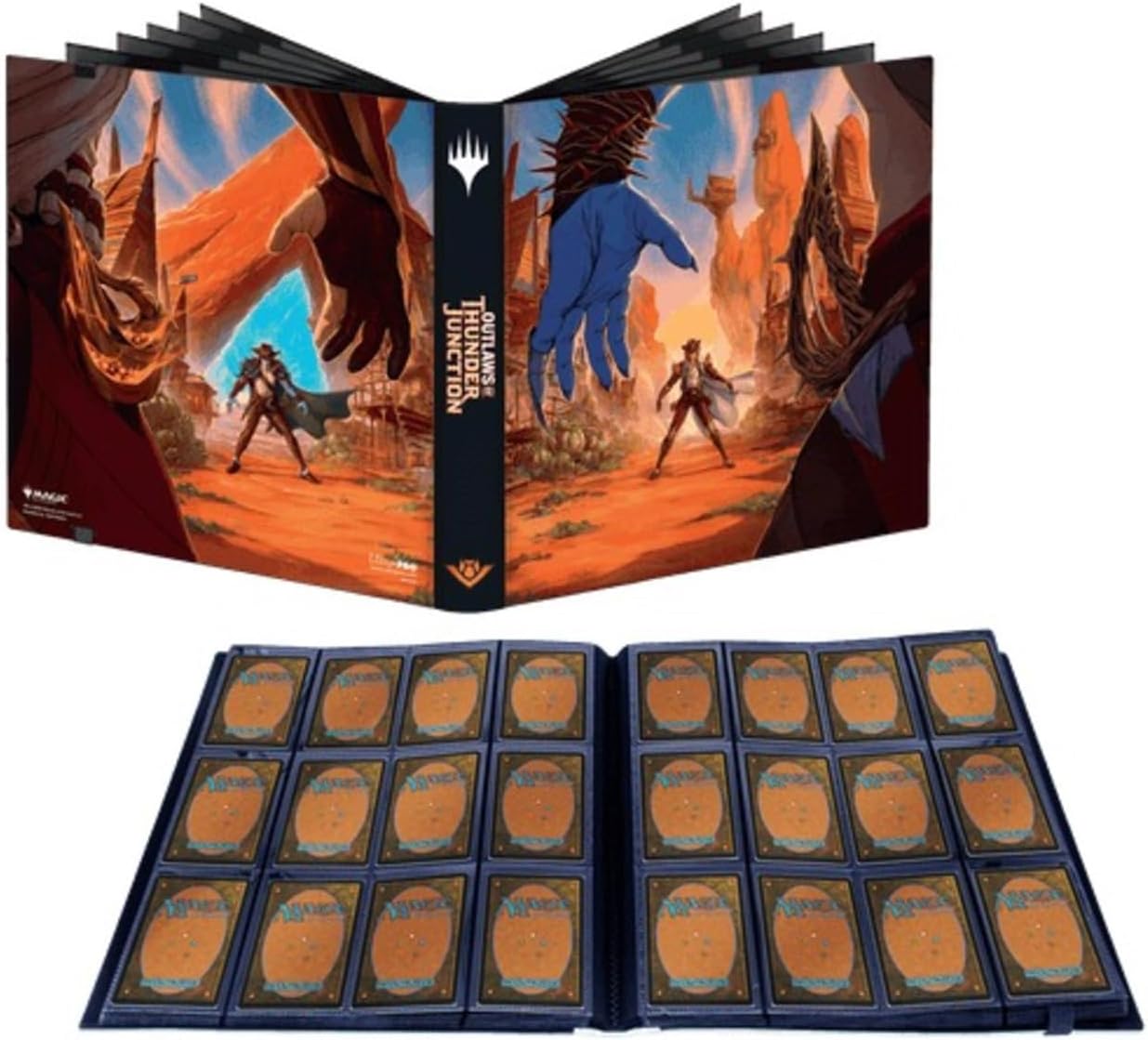 Ultra Pro Magic: The Gathering Outlaws of Thunder Junction 12-Pocket PRO-Binder with Oko and Kellan 2