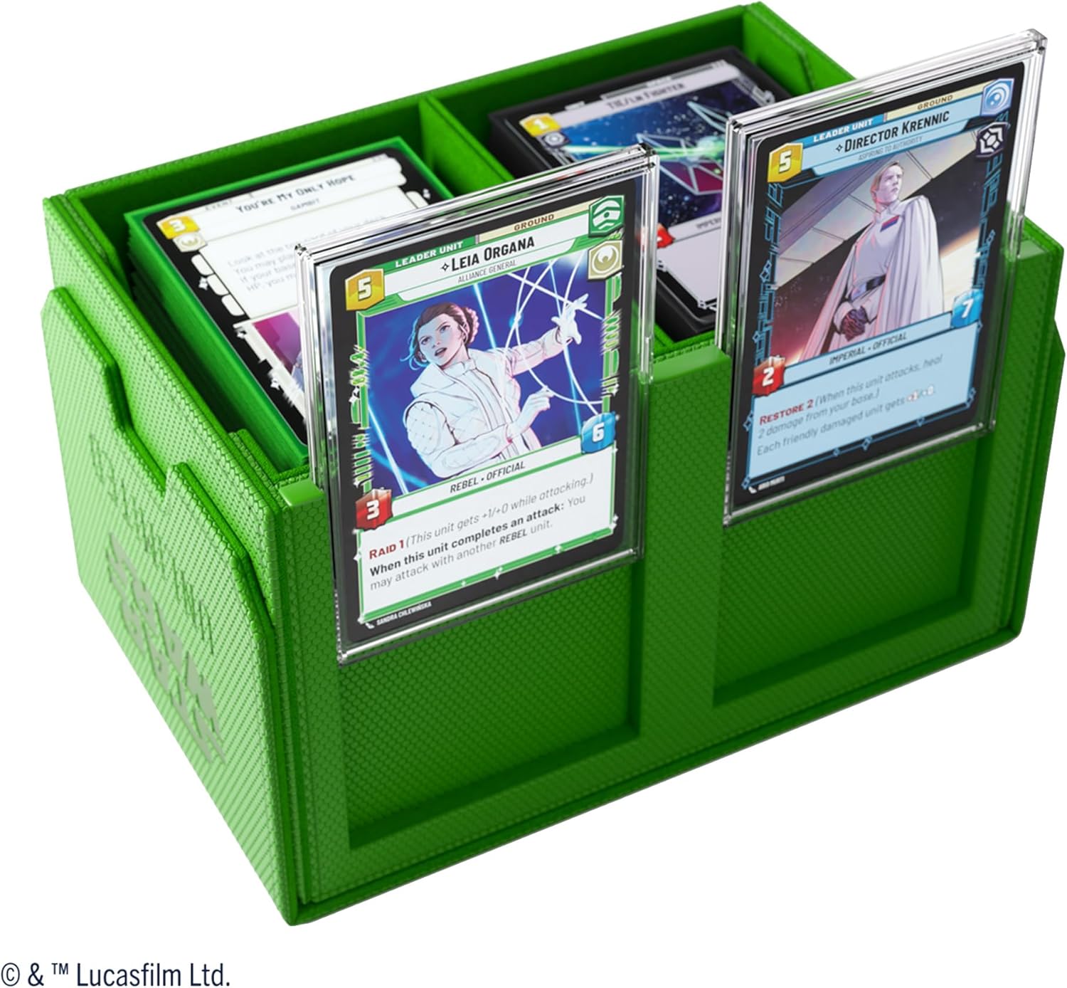 Gamegenic Star Wars Unlimited Double Deck Pod - Green