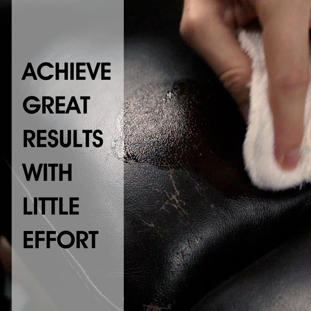 Furniture Clinic Leather Recolouring Balm - Ivory Shade for Faded & Scratched Sofas, Car Seats, Shoes, and Clothing