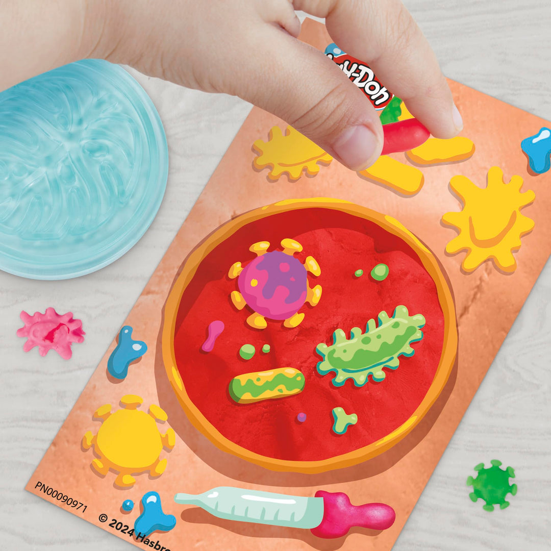 Play-Doh Light & Look Microscope Playset - Educational Science Toy for Kids 3+