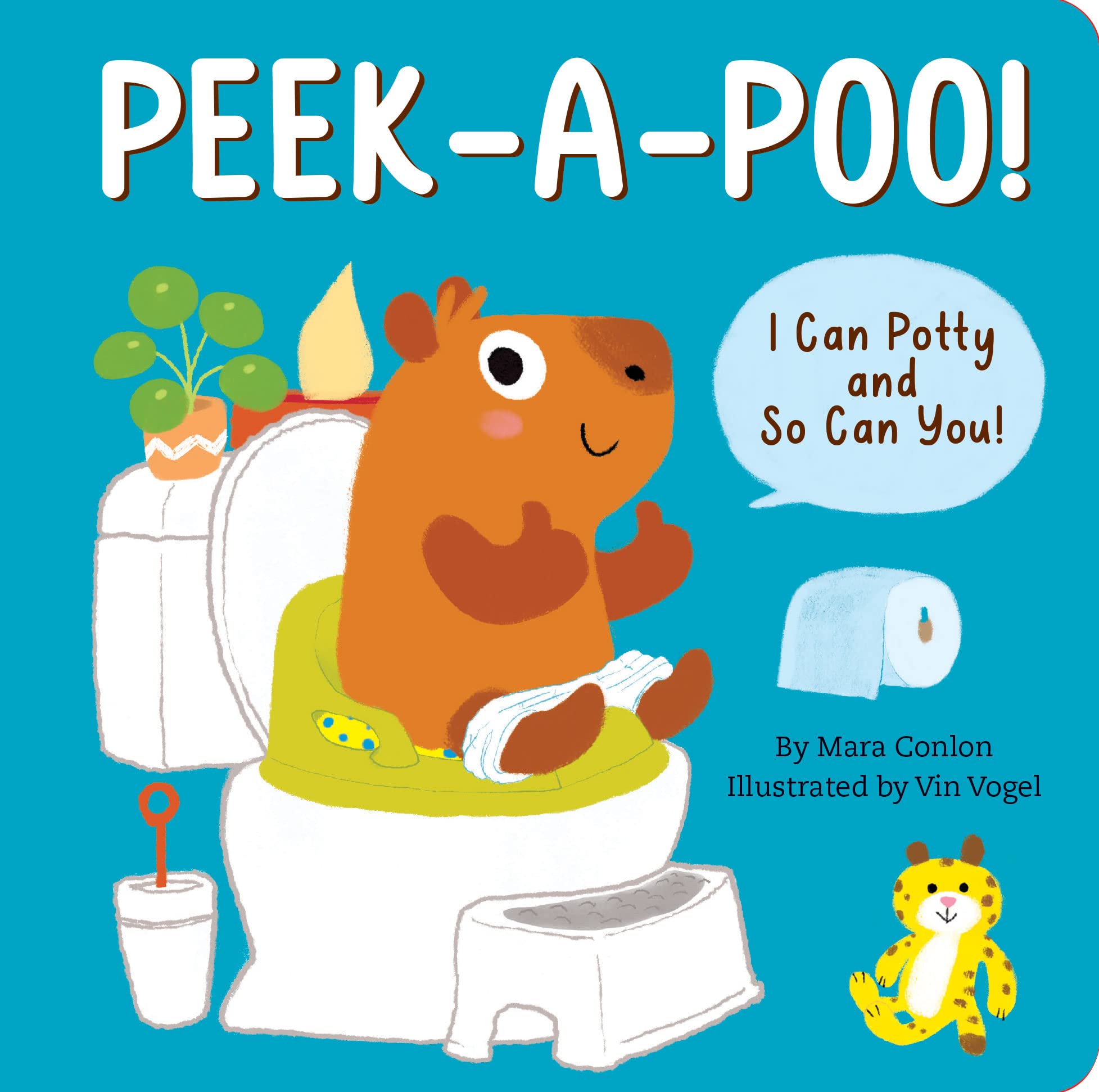 Peter Pauper Press Peek-a-Poo! I Can Potty and So Can You! Board Book for Ages 2+
