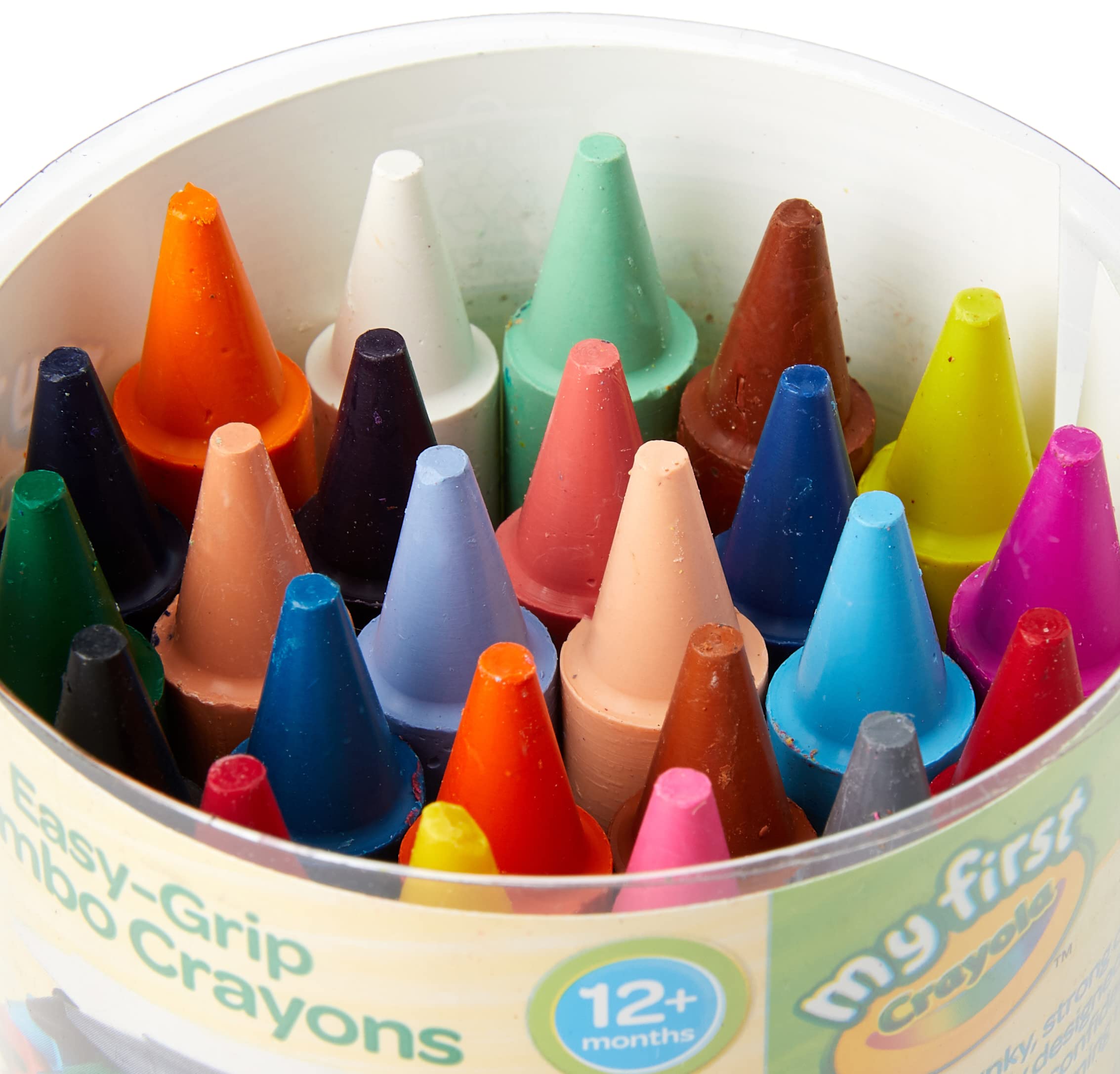Crayola My First Easy Grip Jumbo Crayons - 24 Count for Toddlers 3