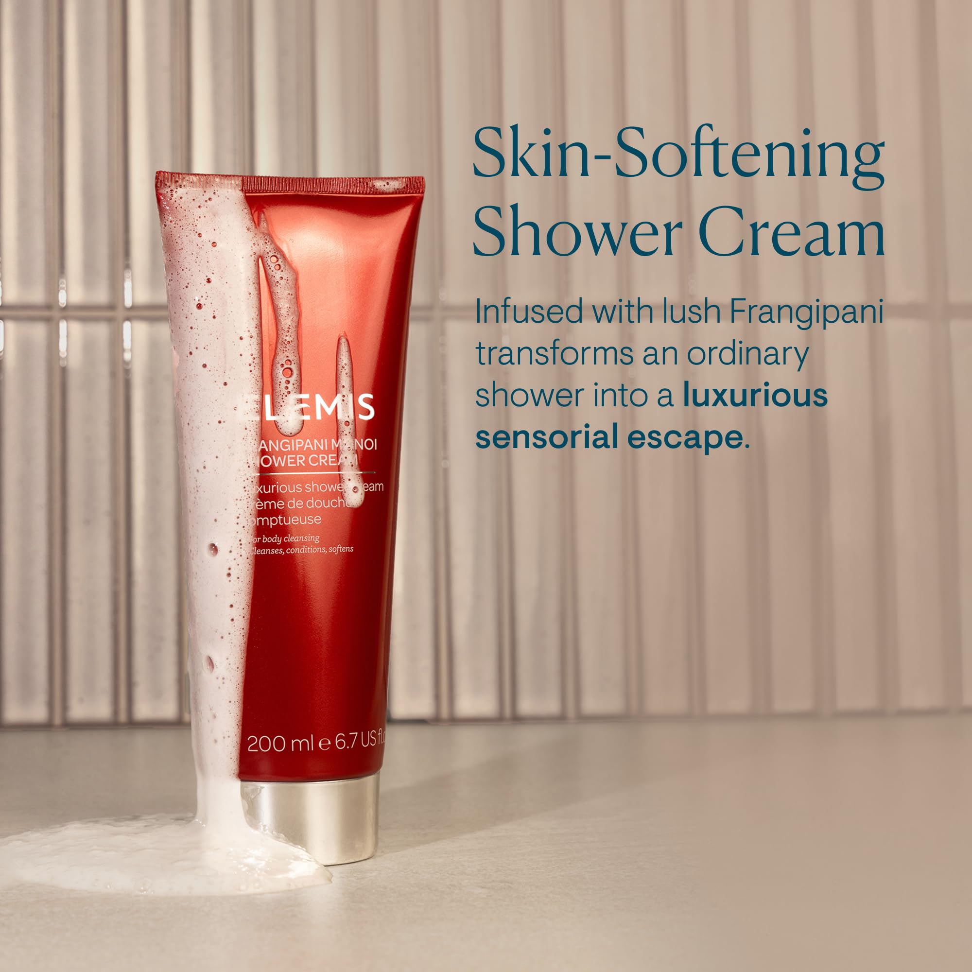 Elemis Frangipani Monoi Shower Cream - Cleanses, Conditions, Softens | 200 ml