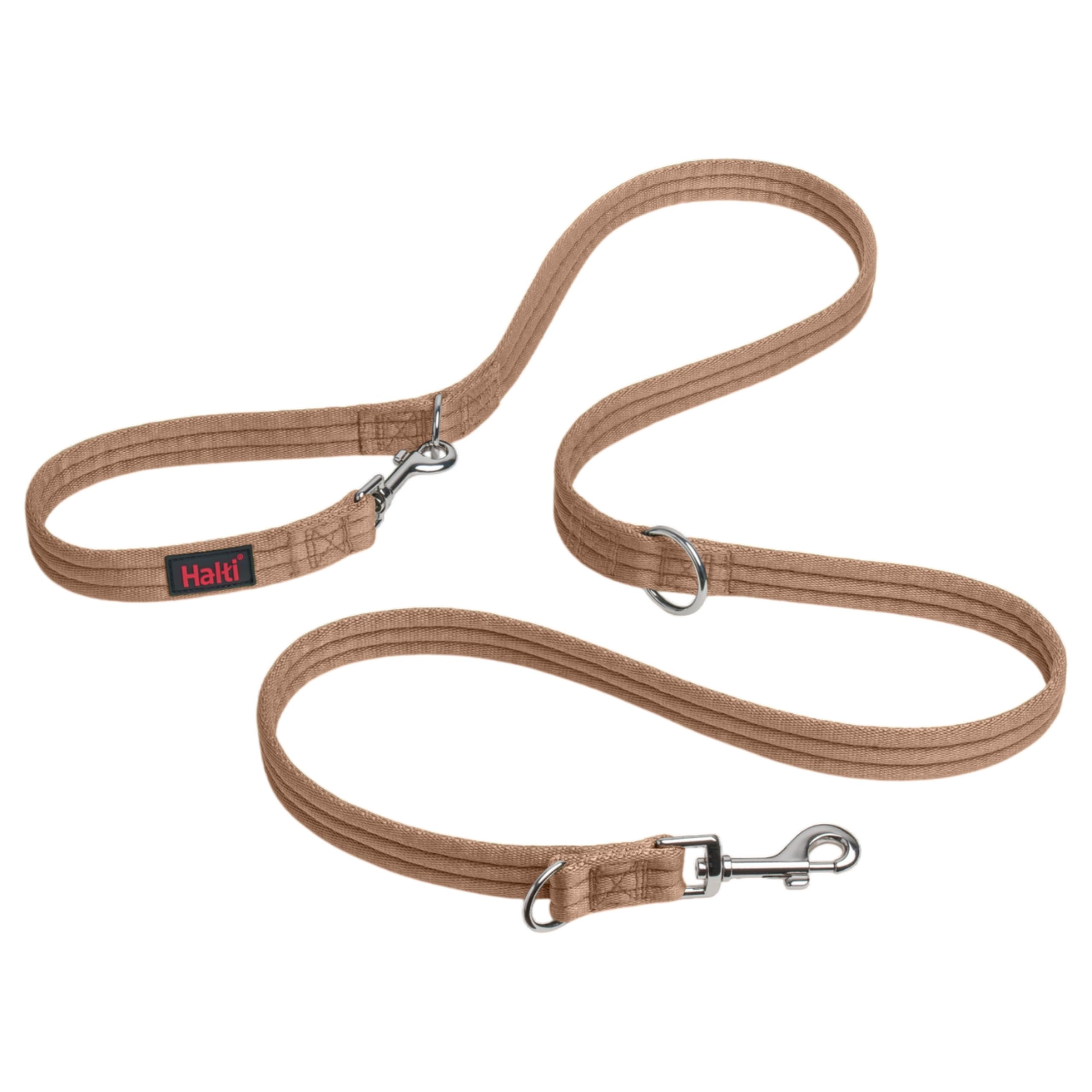 Halti Training Lead - Stops Pulling | Double-Ended | Size Small, Desert Sand, 2m