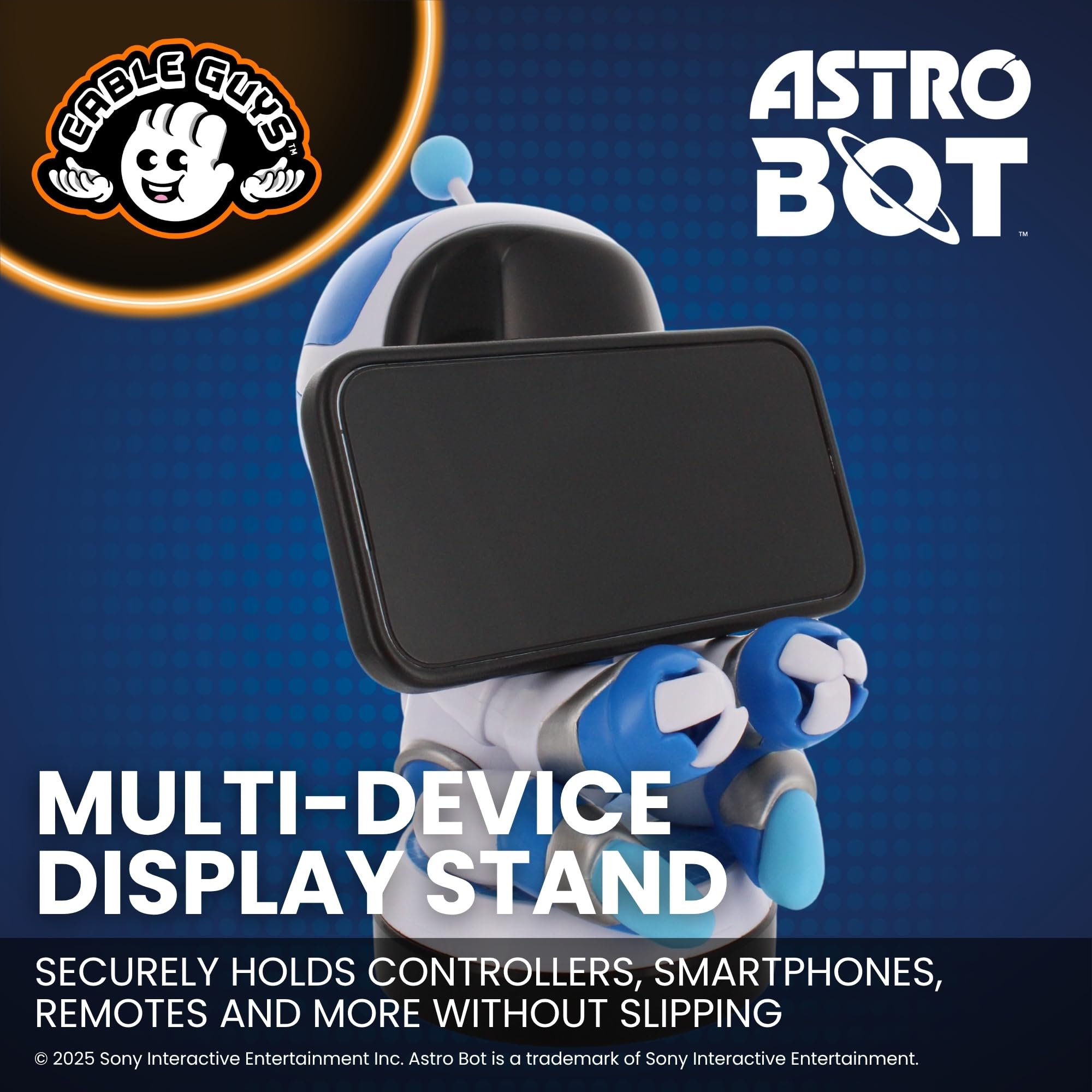 Cableguys Astro Bot Controller Holder & Phone Stand | 8.5 Inches Tall | Multicolored Plastic 4