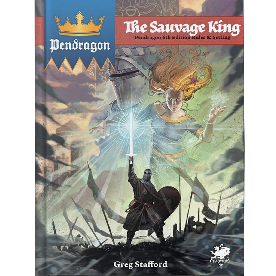 Chaosium Inc. | Pendragon: The Sauvage King | RPG Scenario Book, Compatible 1