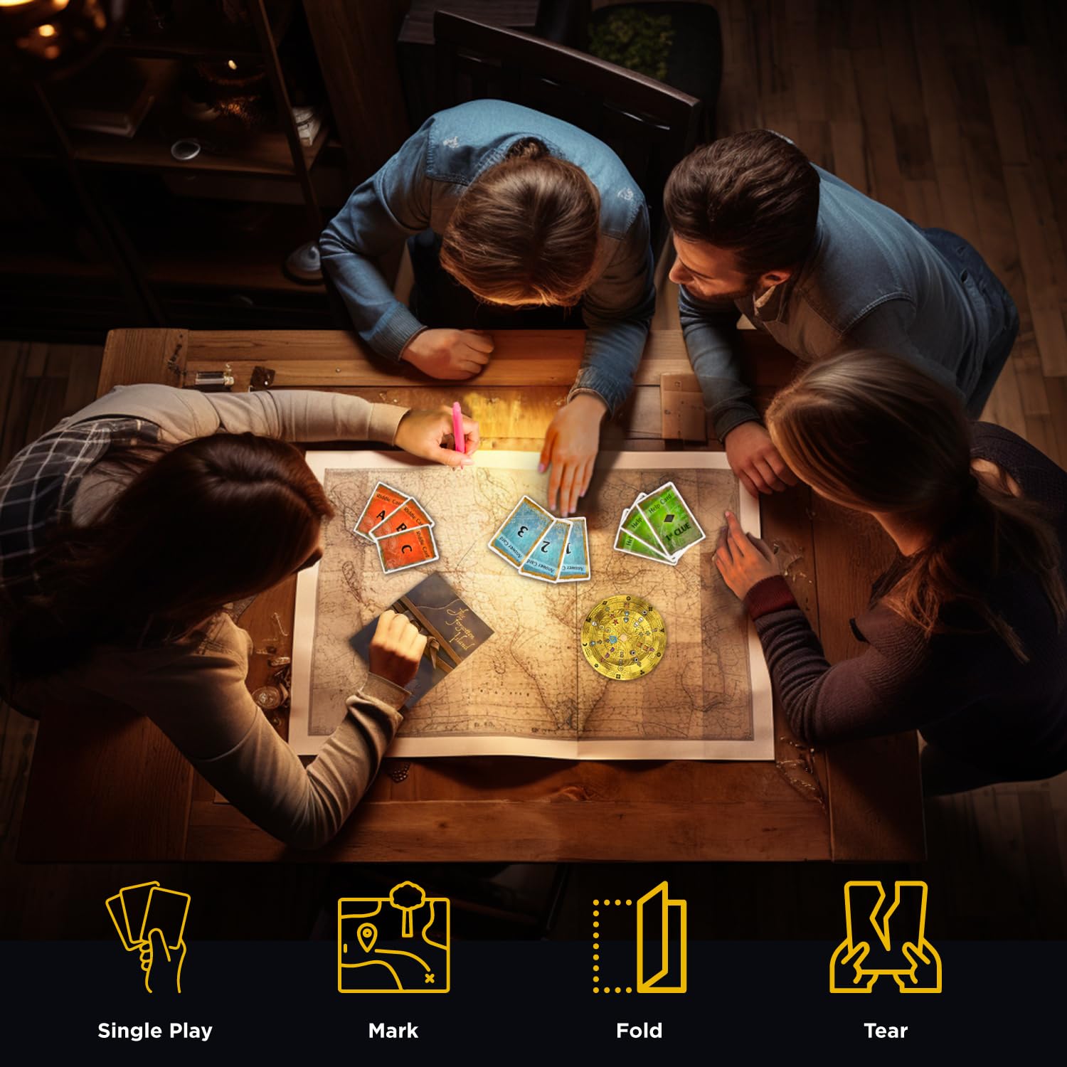 Thames & Kosmos EXIT: The Forgotten Island – Escape Room Card Game for 1-4 Players 2