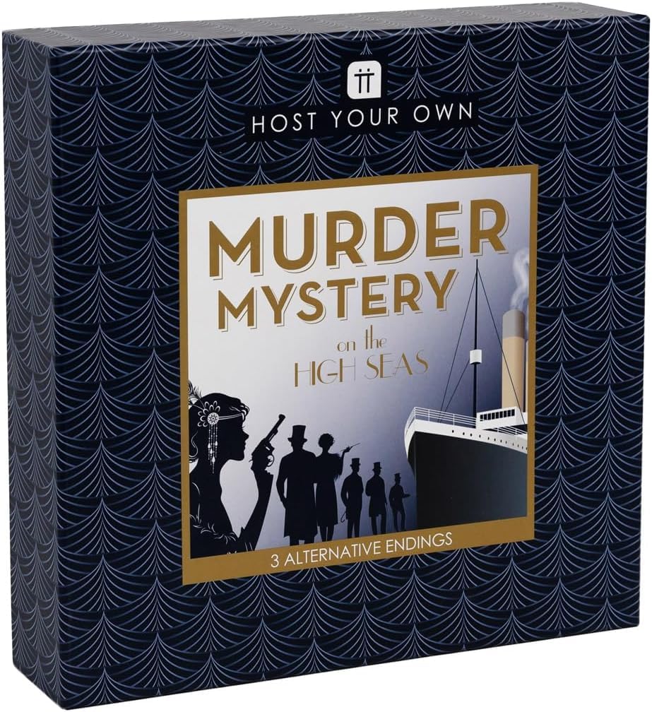 Talking Tables Death on the Boat Murder Mystery Game - Interactive Dinner Party | Age 16+, 5-12 Players