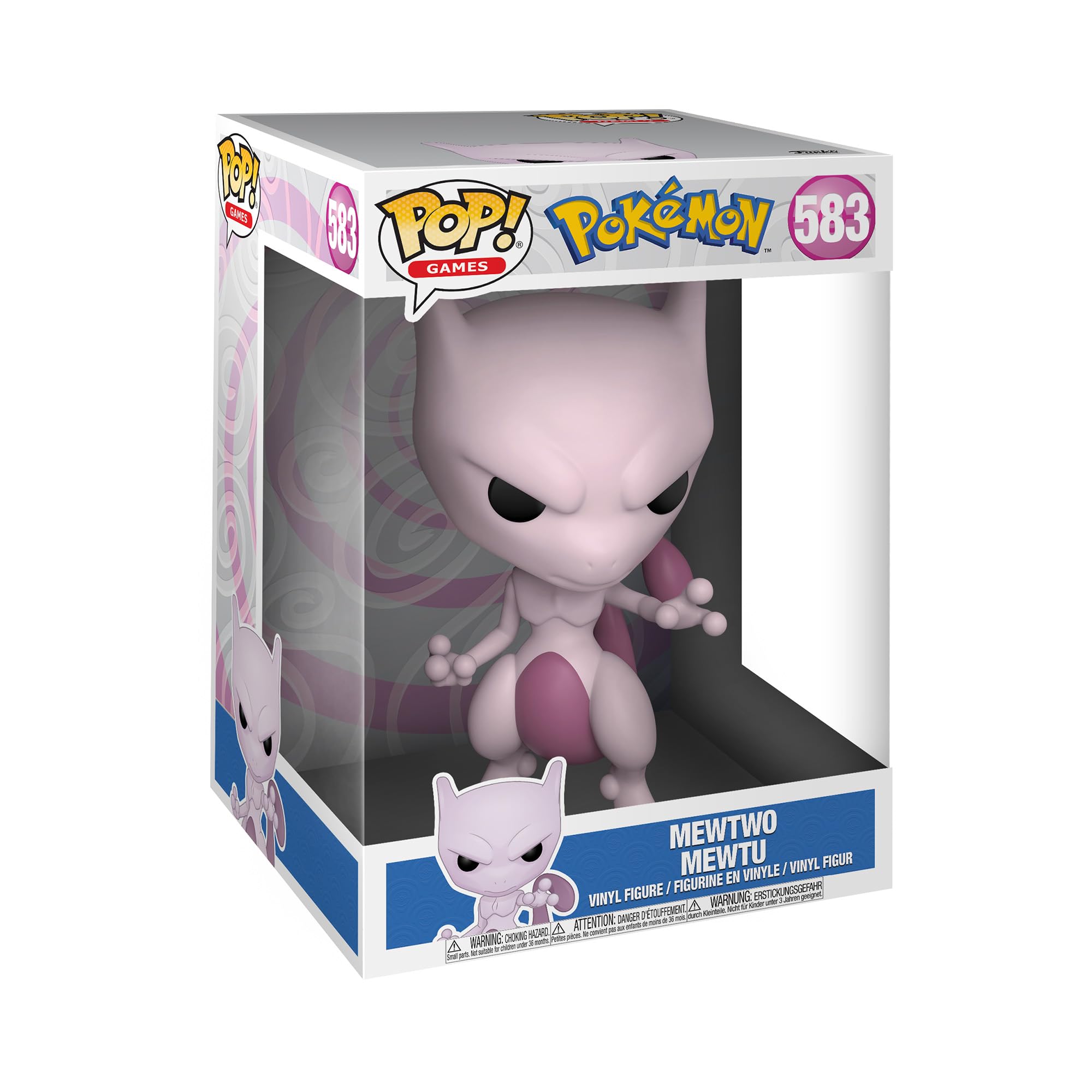 Funko POP! Jumbo Pokémon - Mewtwo 10' Vinyl Collectible Figure | Model 63699 1