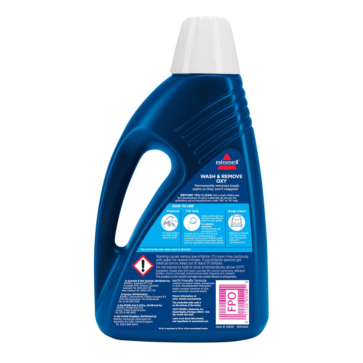 BISSELL Wash & Remove OXY Formula Carpet Cleaner - 2x Concentrated | 1.5L Liquid 2