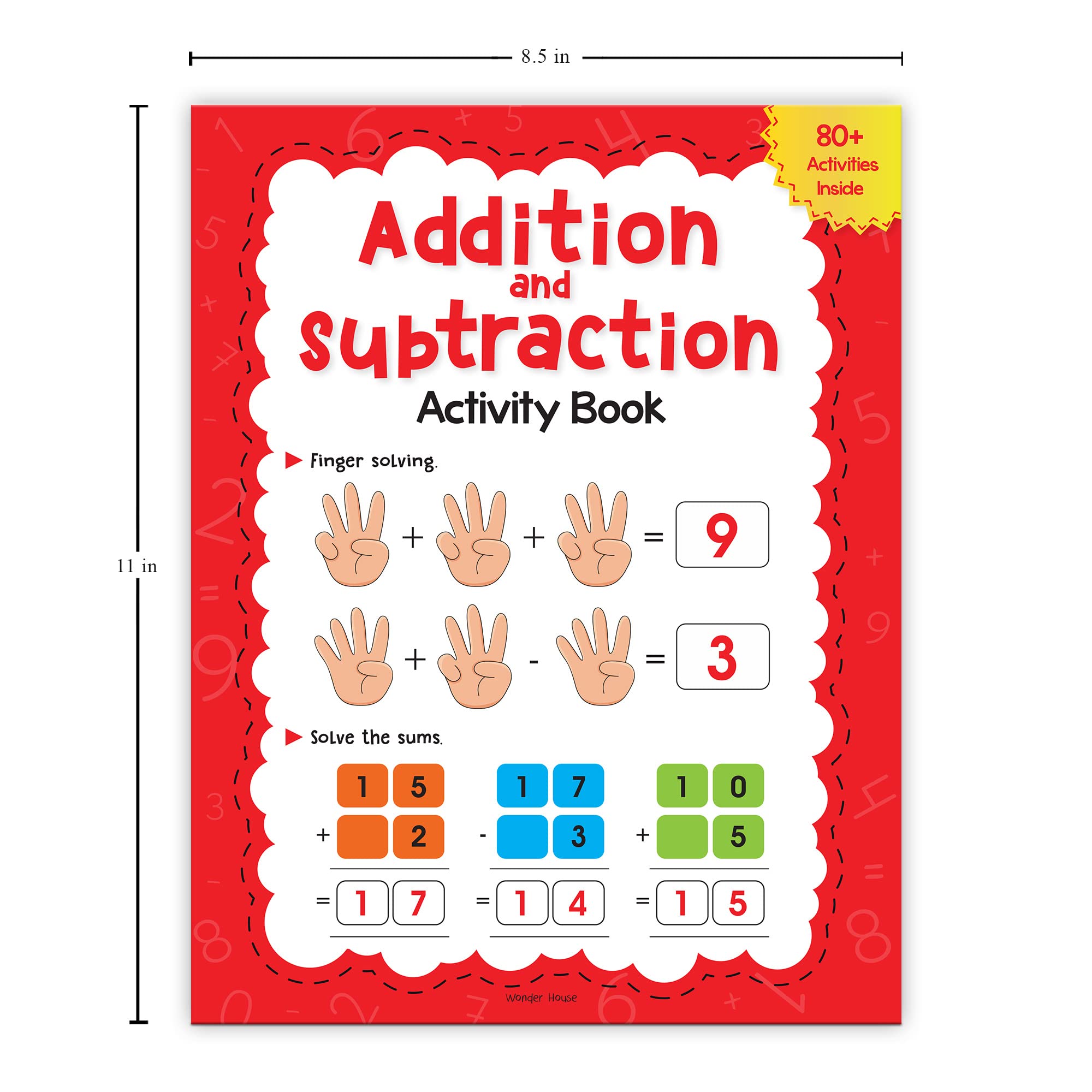 Wonder House Addition and Subtraction Activity Book for Children | 48 Pages | Ages 4-7 3