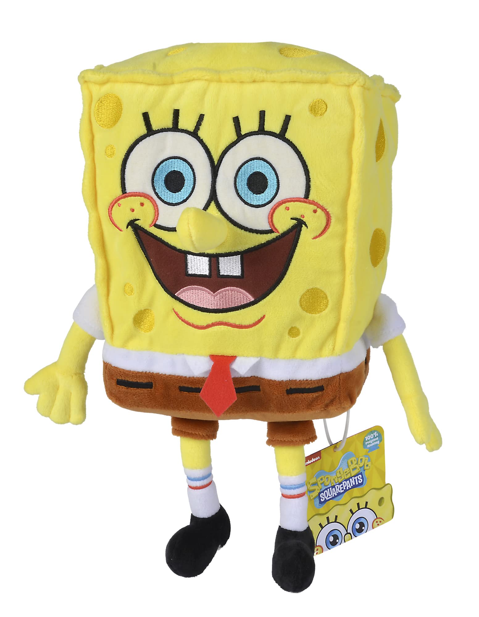 Simba Spongebob Squarepants Plush Toy - 35 cm Cuddly Soft with Recycled Filling 3