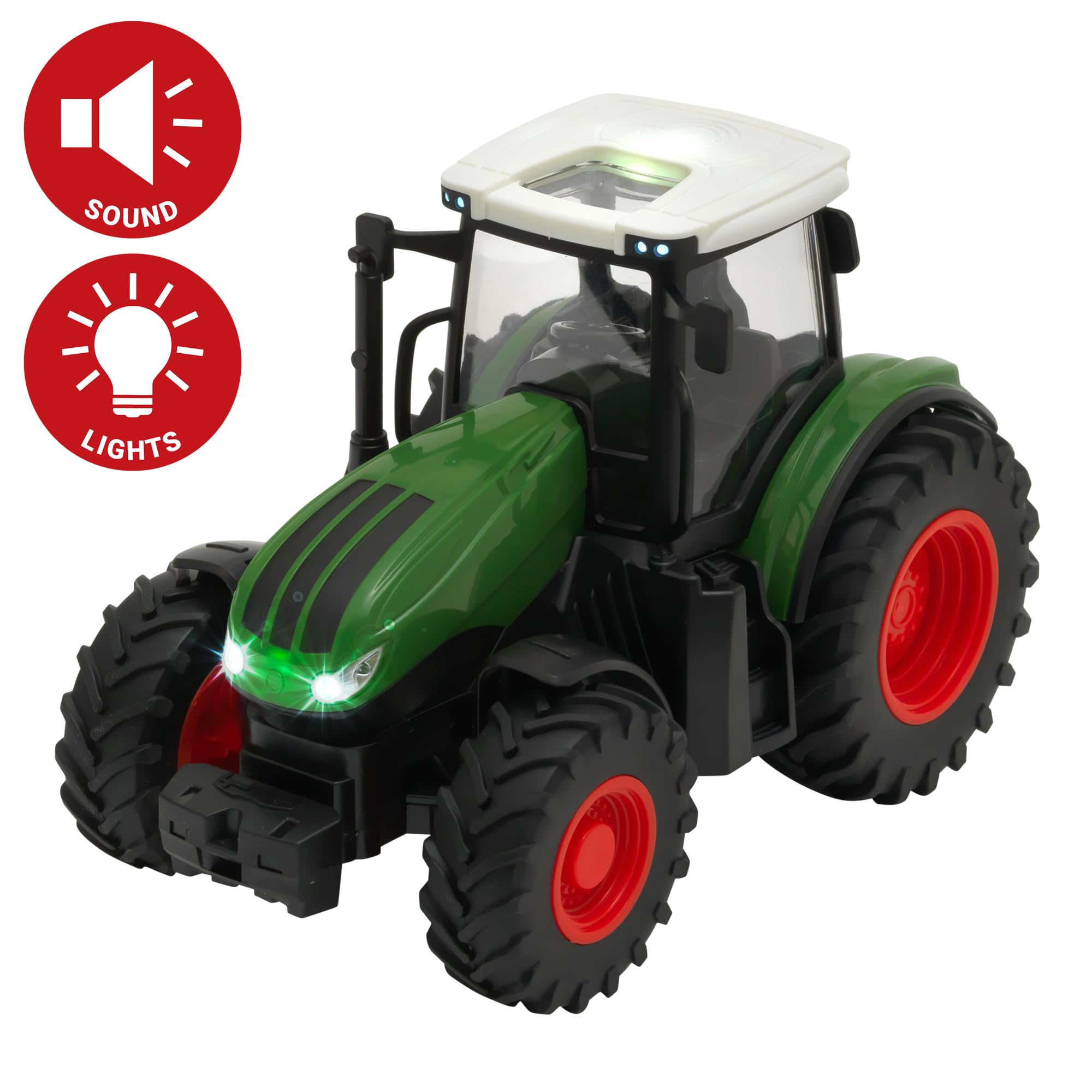 Classic Country John Adams Tractor - 19cm Lights & Sound Vehicle for Kids 3+ 2