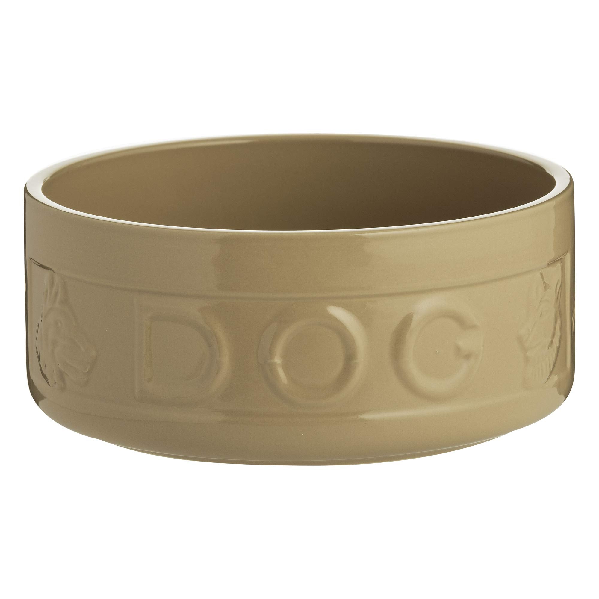 Mason Cash Cane Dog Bowl - 20cm Large Stoneware Pet Bowl | 1.6 Litre Capacity