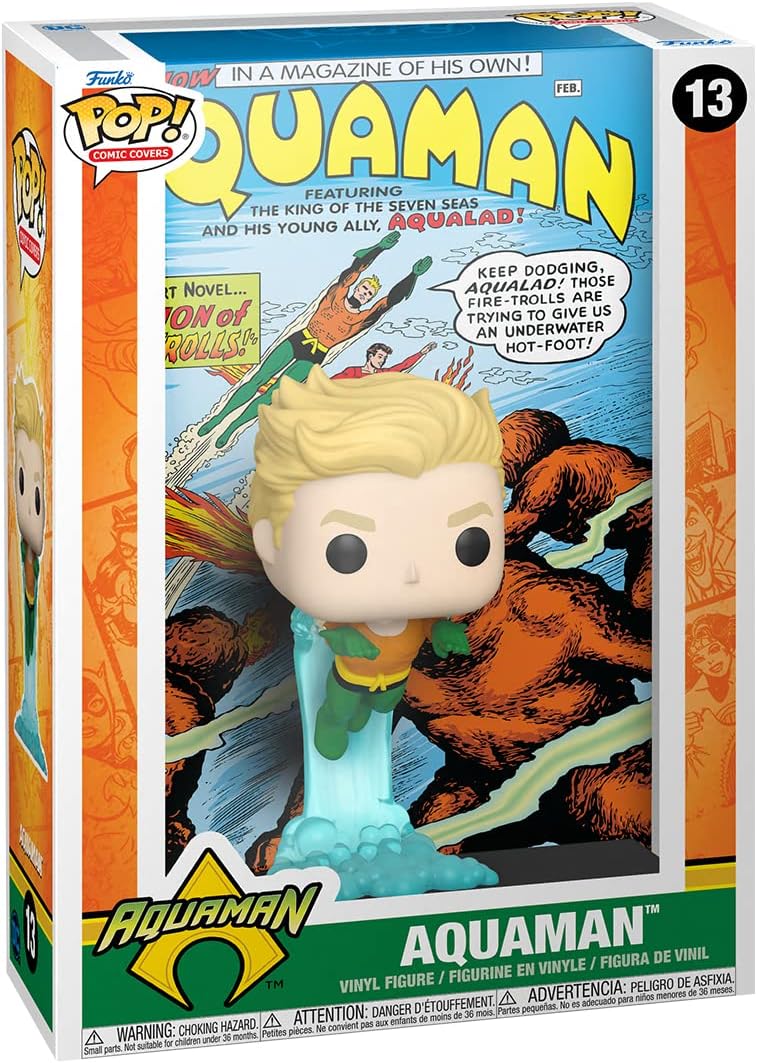 Funko Pop! Comic Cover DC - Aquaman Vinyl Figure (67404)