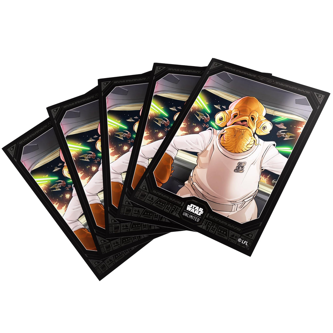 Gamegenic Star Wars: Unlimited Card Game Admiral Ackbar Art Sleeves