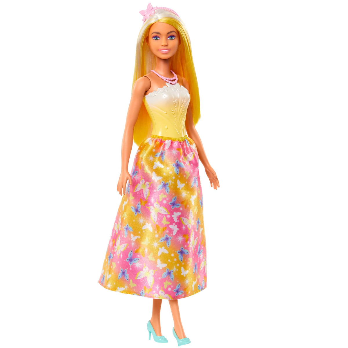 Barbie Royal Doll - Highlighted Fantasy Hair, Butterfly Skirt & Accessories