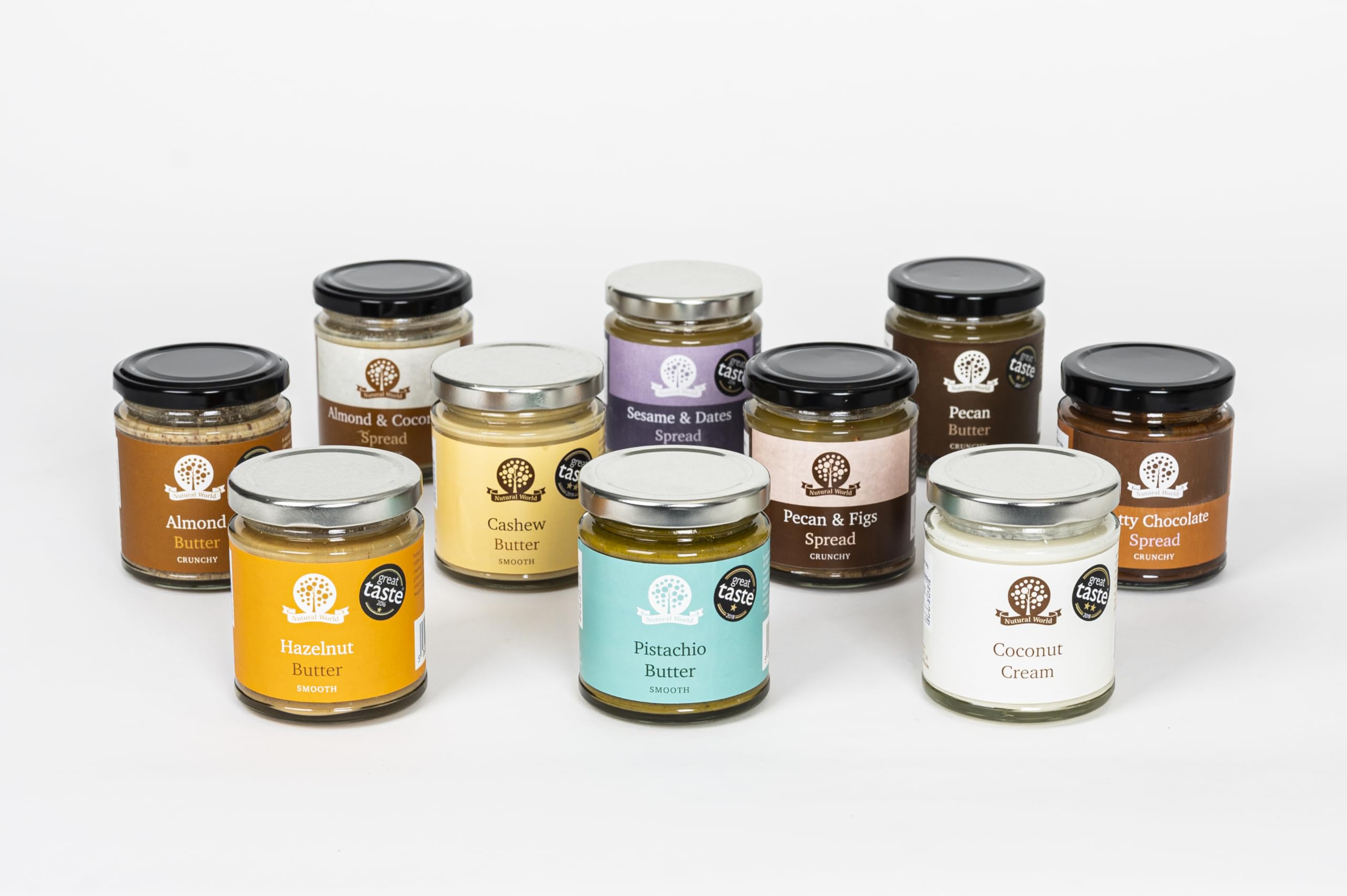 Nutural World - Dry Roasted Whole Hazelnuts - Unsalted (500g) - Great Taste Award Winner 2