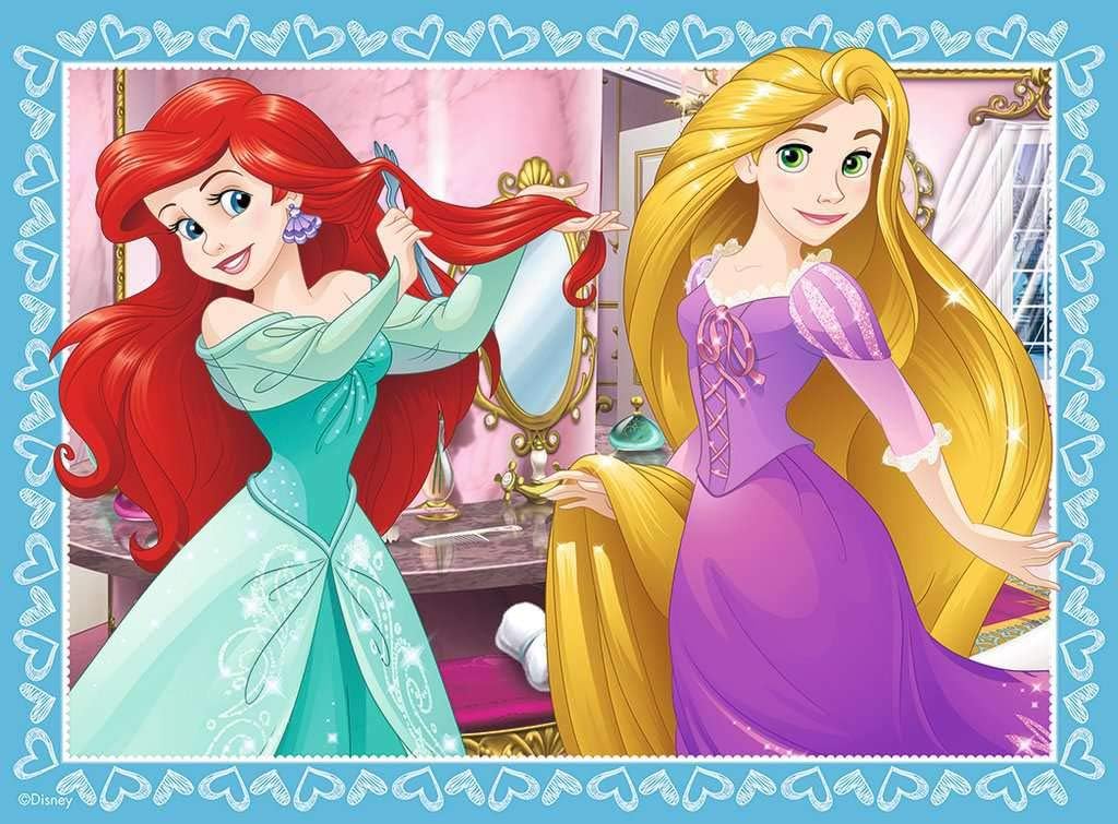 Ravensburger Disney Princess 4-in-1 Puzzle Set - 12, 16, 20, 24 Piece Jigsaw Puzzles for Kids 3