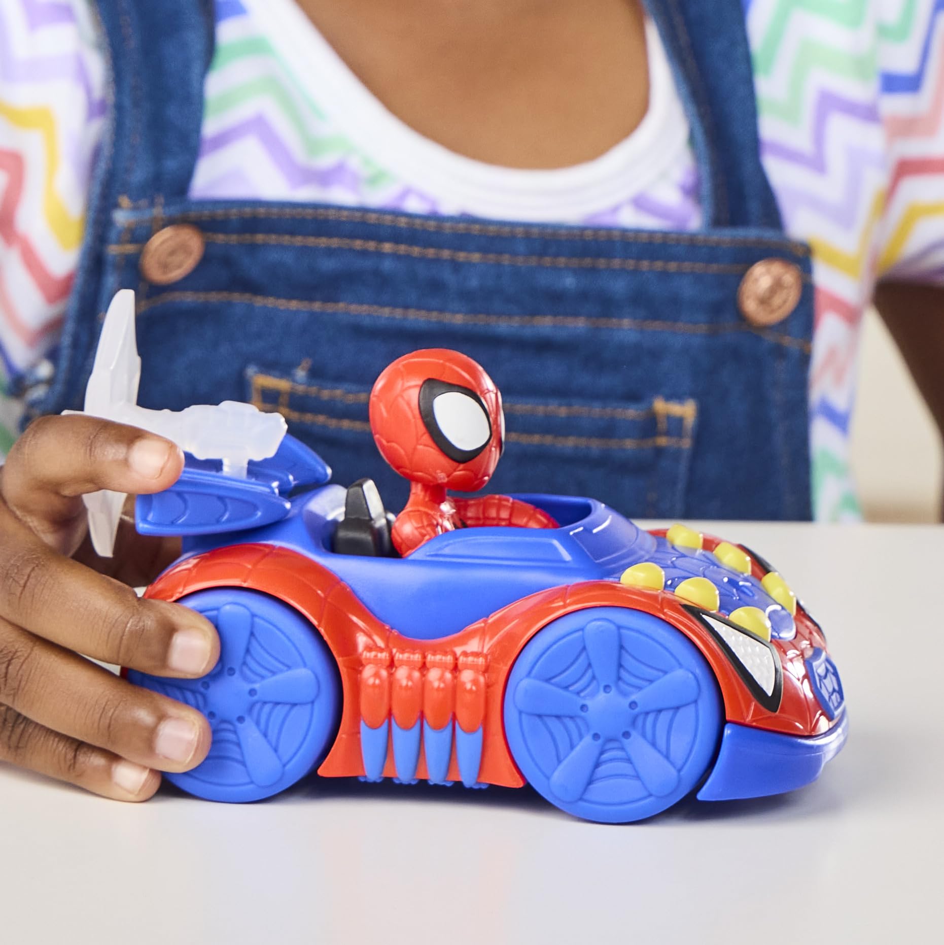 Marvel Spidey and His Amazing Friends Spidey Web Crawler Toy Car with 7.6-cm Figure | Ages 3+ | Plastic 6