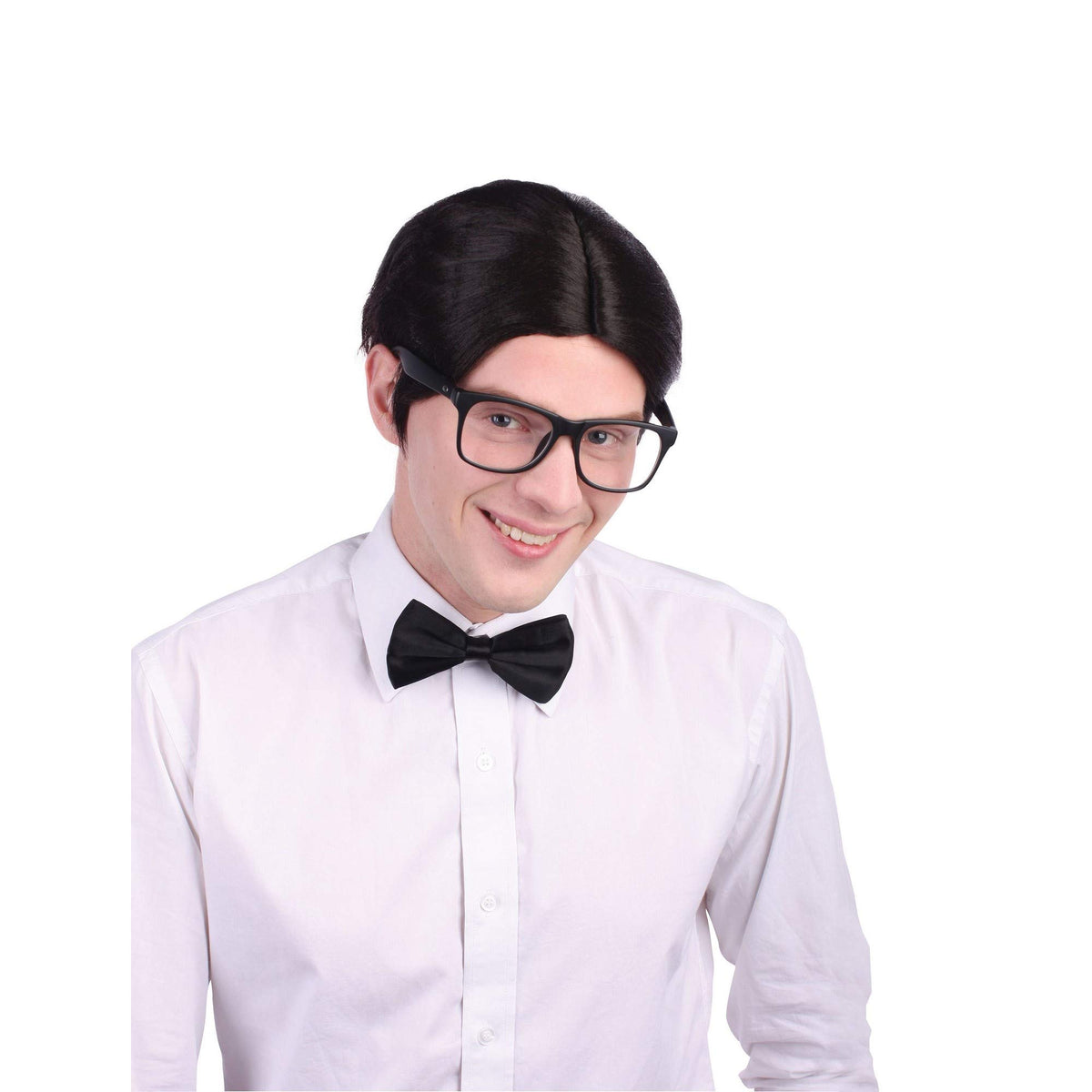 Bristol Novelty BW751 Nerd Wig - One Size - Black