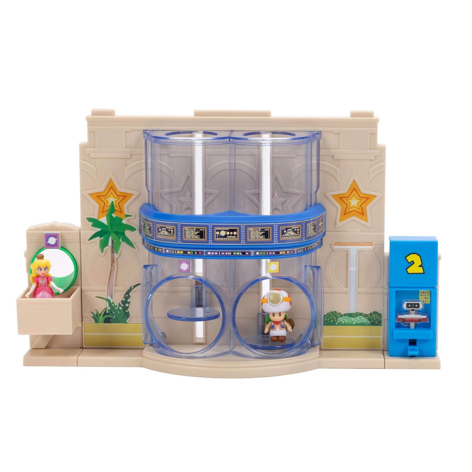 THE SUPER MARIO BROS. MOVIE Galaxy Gateway Diorama Playset | 1.5" Figures | Ages 3+