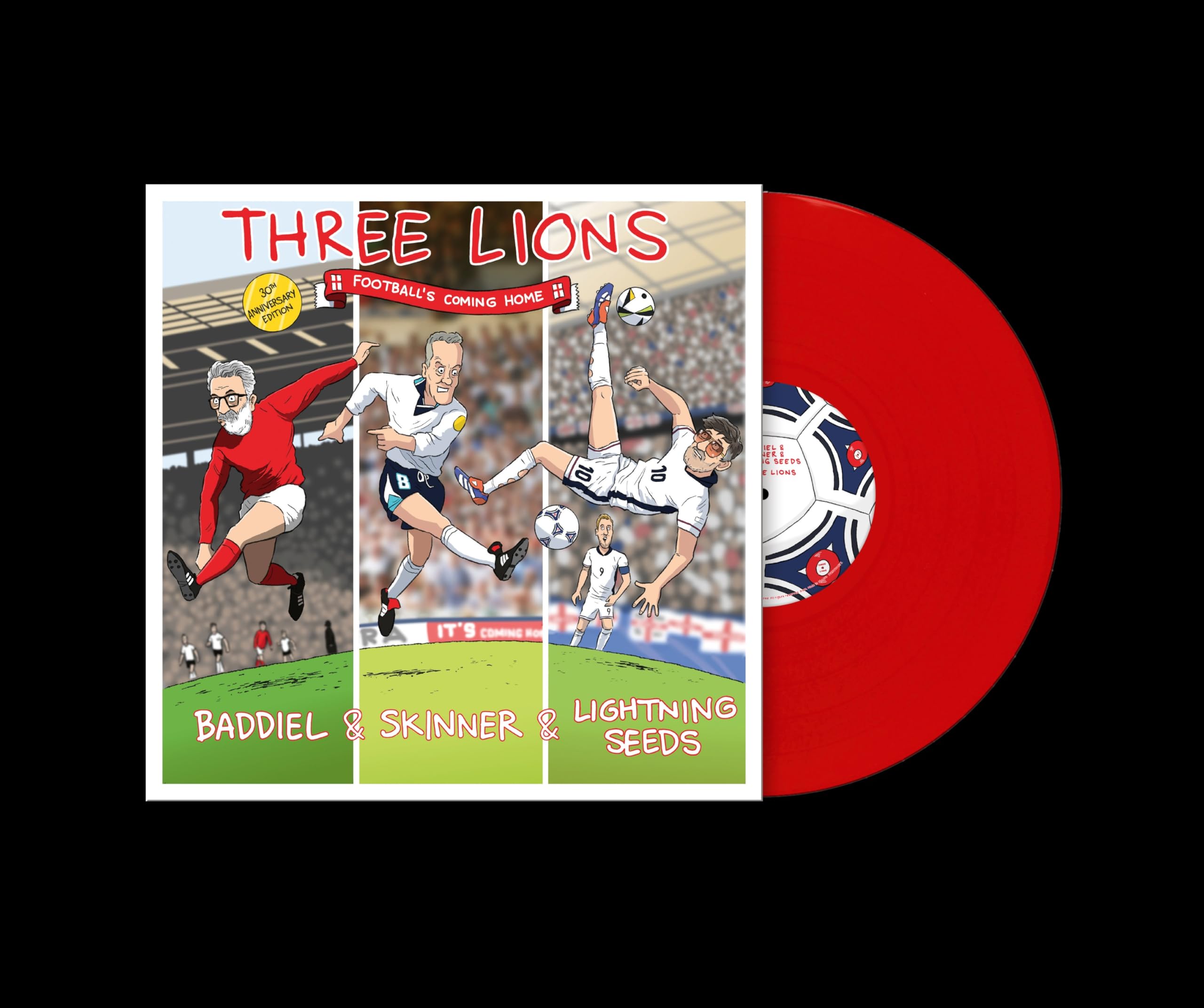 Baddiel, Skinner & Lightning Seeds - Three Lions (Remastered) [7-inch Single Vinyl]