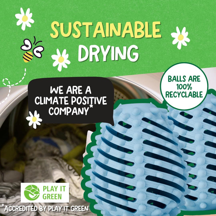 Ecoegg - Dryer Balls Fresh Linen Scented | Reduces Drying Time | Tumble Dryer Eggs