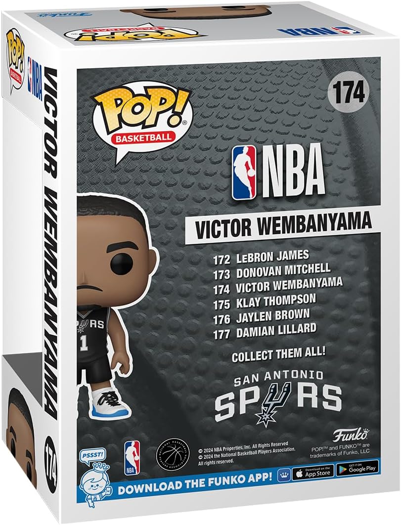Funko Pop! NBA: Spurs - Victor Wembanyama Vinyl Figure (75120) 3