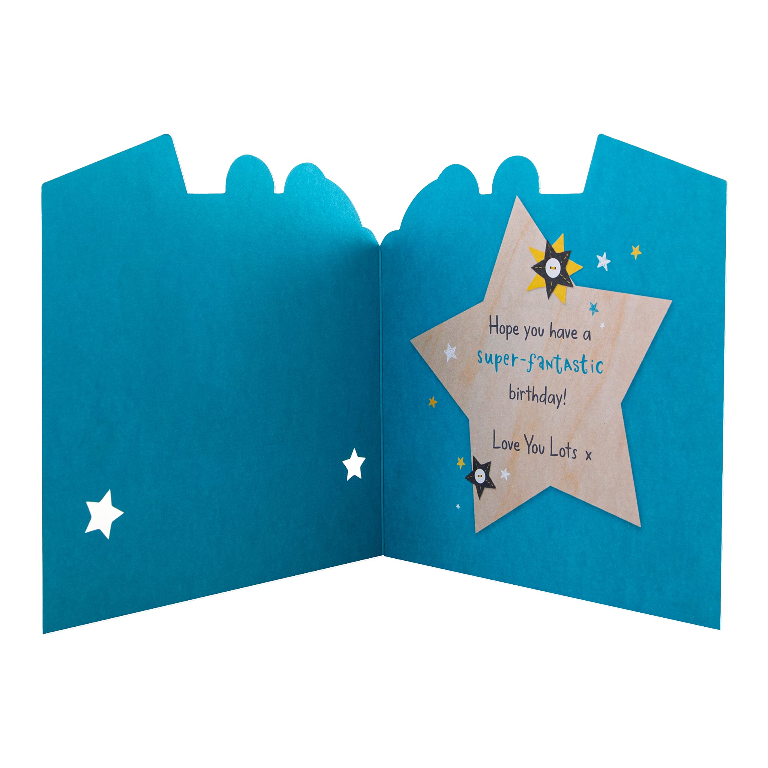Hallmark Daddy Birthday Card - Cute Die Cut 'Wellibobs' Design | 16cm Square 2