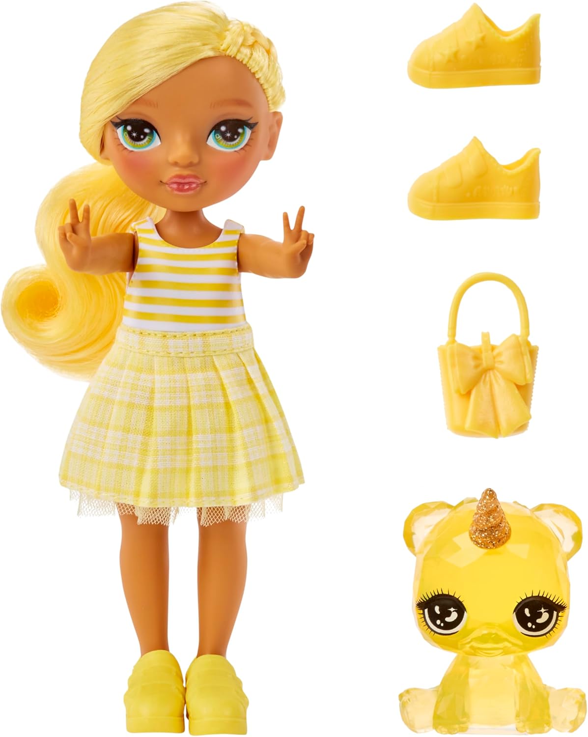 Rainbow High Littles - Daisy Madison - 14 cm Posable Fashion Doll with Magical Pet 4