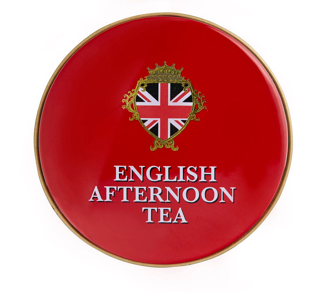 New English Teas British Post Box Tea Caddy with 14 English Breakfast Teabags - UK Souvenir Gift