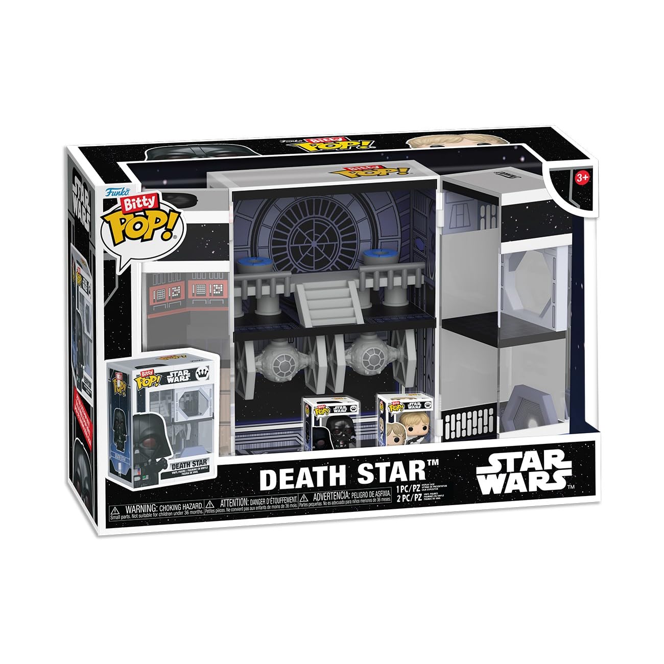 Funko Star Wars Death Star Bitty POP! Box with Darth Vader & Luke Skywalker | 2 Figures | Vinyl