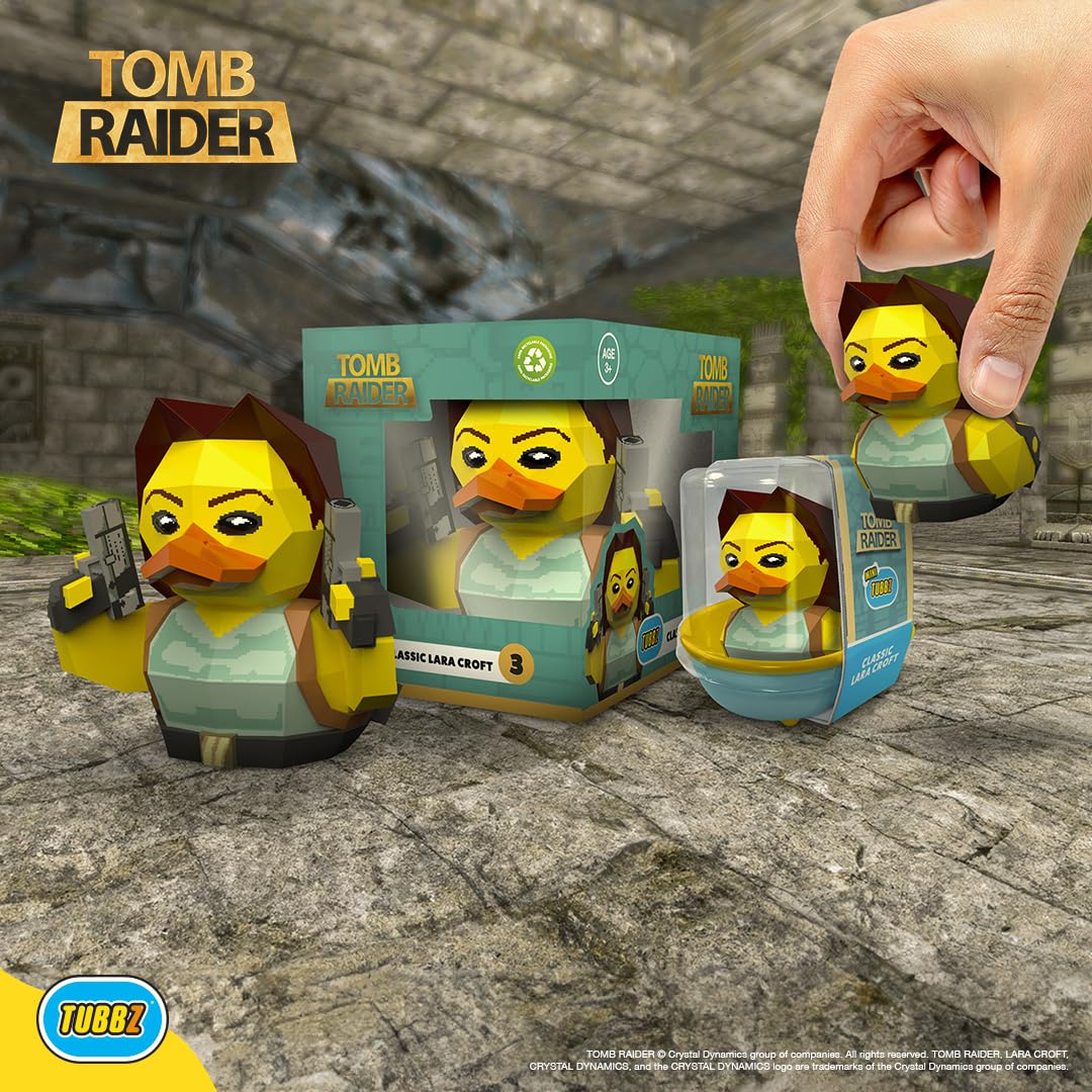 TUBBZ Boxed Edition Tomb Raider - Lara Croft Cosplaying Rubber Duck Vinyl Figure 12