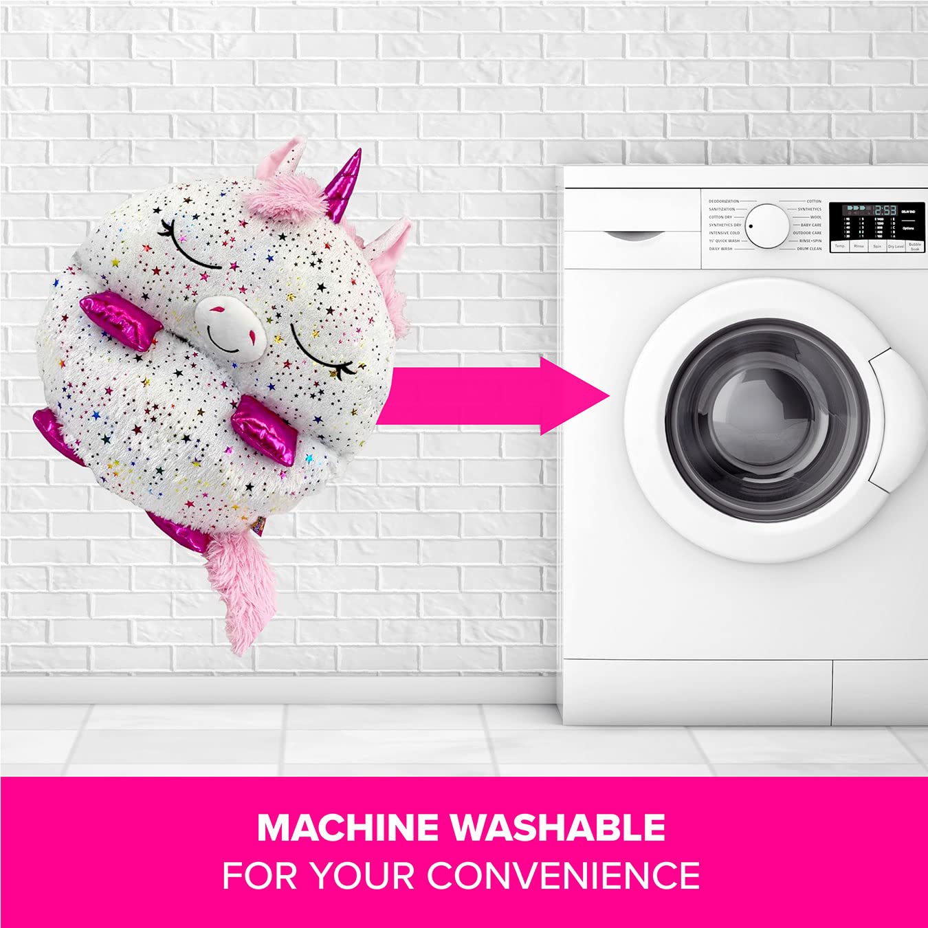 Happy Nappers Shimmer Unicorn Slumber Bag - 2-in-1 Plush Toy & Sleeping Bag | Ages 7+ 3