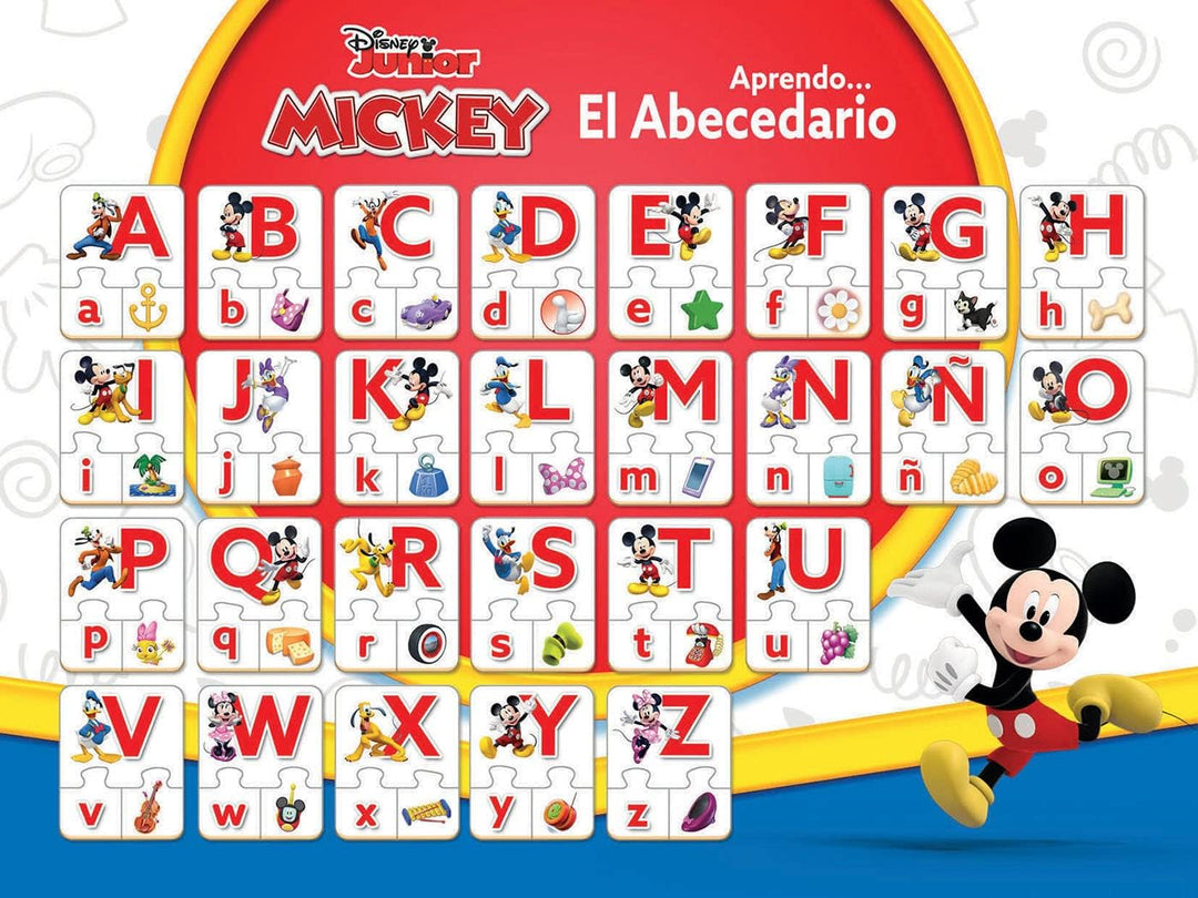 Educa Learn The Alphabet with Mickey and His Friends Educational Board Game (81 Pieces)