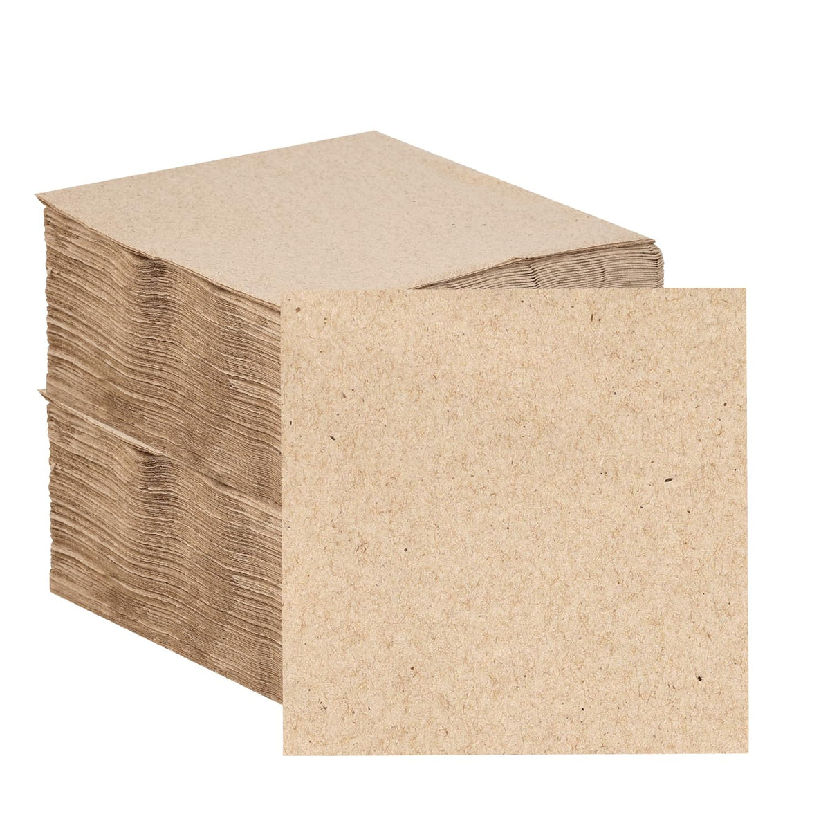Talking Tables Table Kind Paper Napkins - 100 Pack, 33cm, Brown, 2-Ply