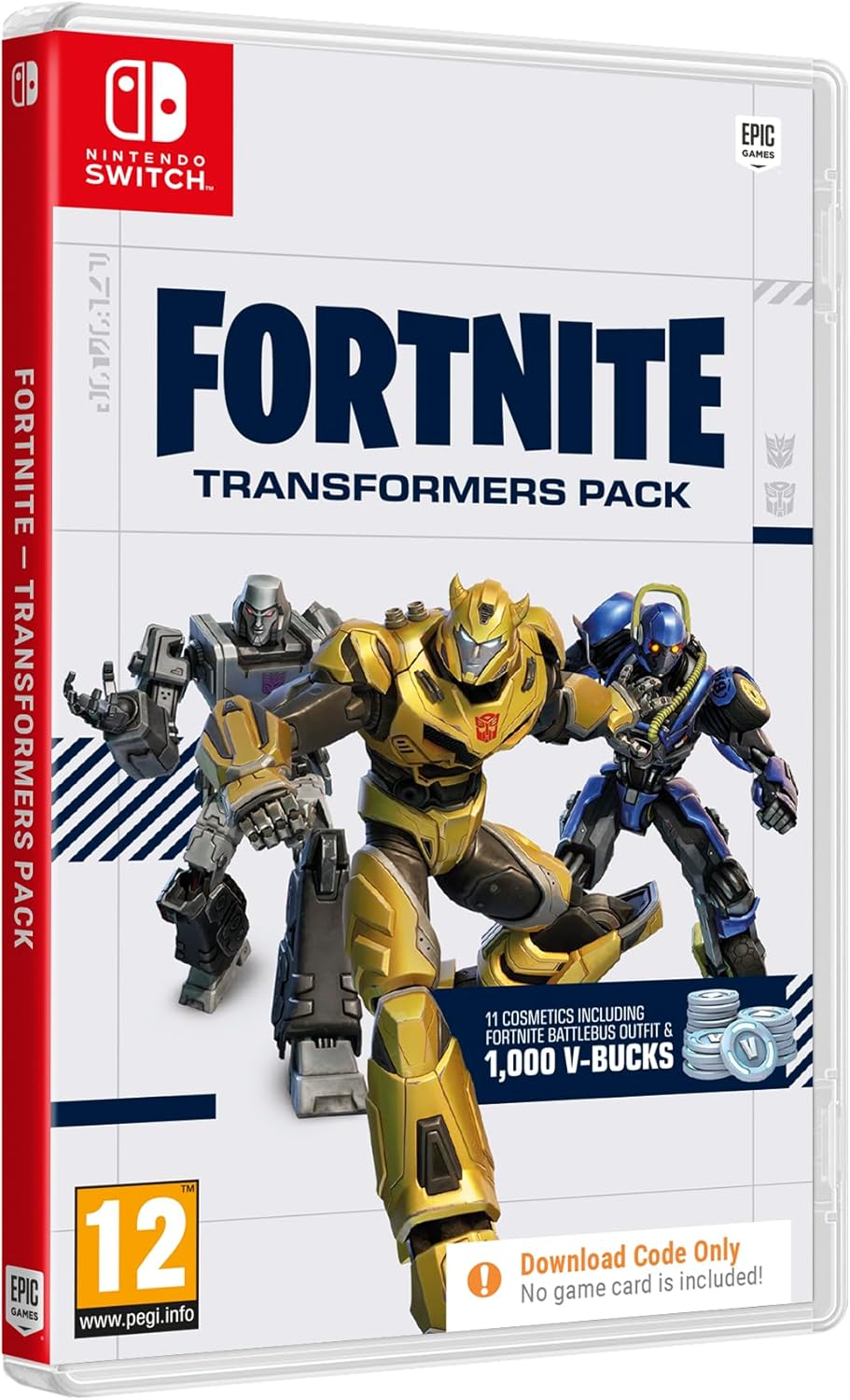 Fortnite Transformers Pack - Nintendo Switch Code in Box