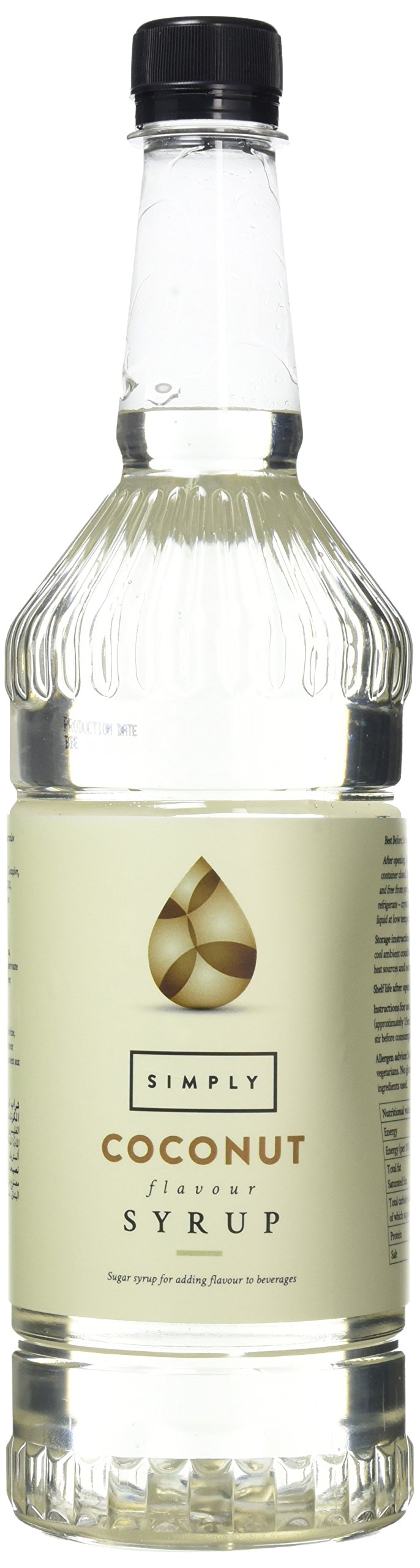 Simply Coconut Syrup - Rich & Creamy Flavour | 1 Litre