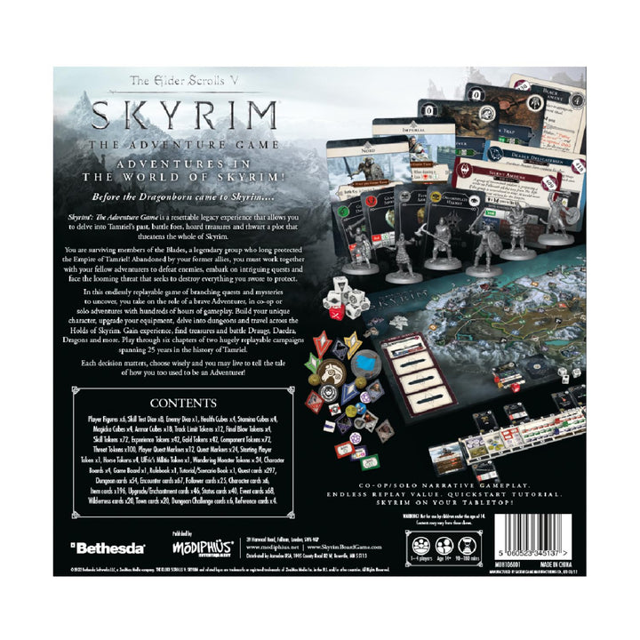 Modiphius The Elder Scrolls: Skyrim - Adventure Board Game
